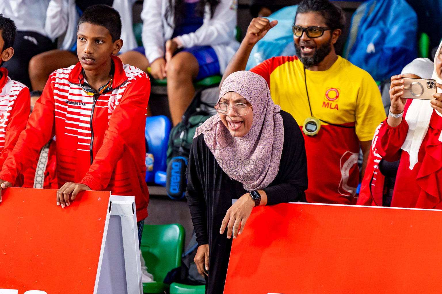 Day 5 of 20th Inter-school Swimming Competition 2024 held in Hulhumale', Maldives on Wednesday, 16th October 2024. Photos: Nausham Waheed / images.mv