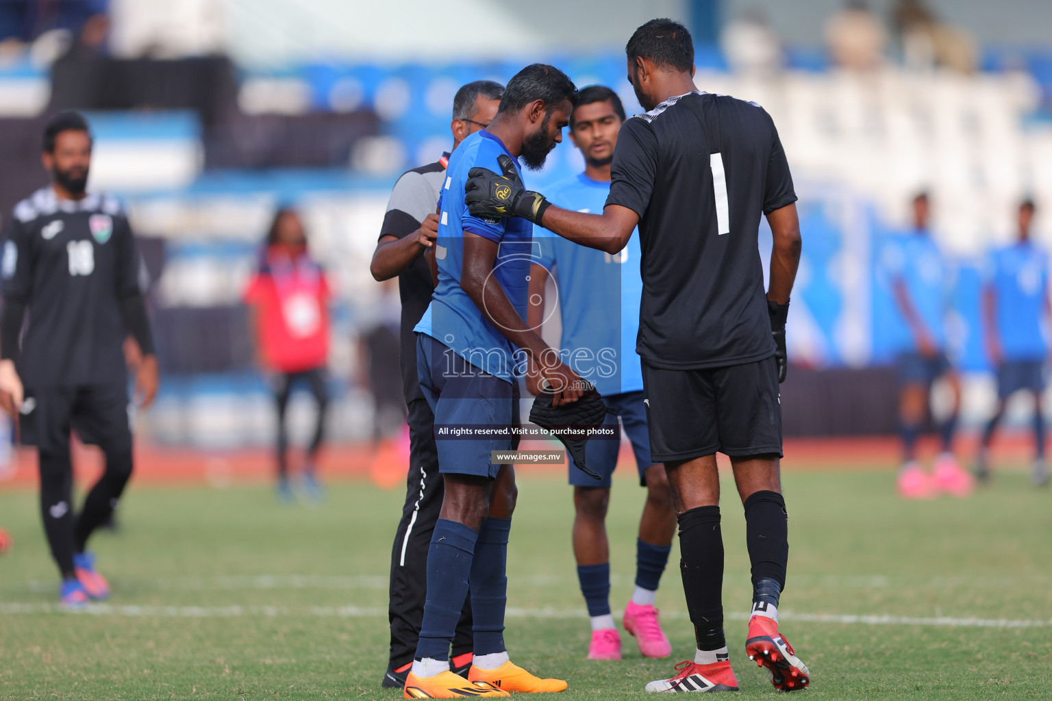 Lebanon vs Maldives in SAFF Championship 2023 held in Sree Kanteerava Stadium, Bengaluru, India, on Tuesday, 28th June 2023. Photos: Nausham Waheed, Hassan Simah / images.mv