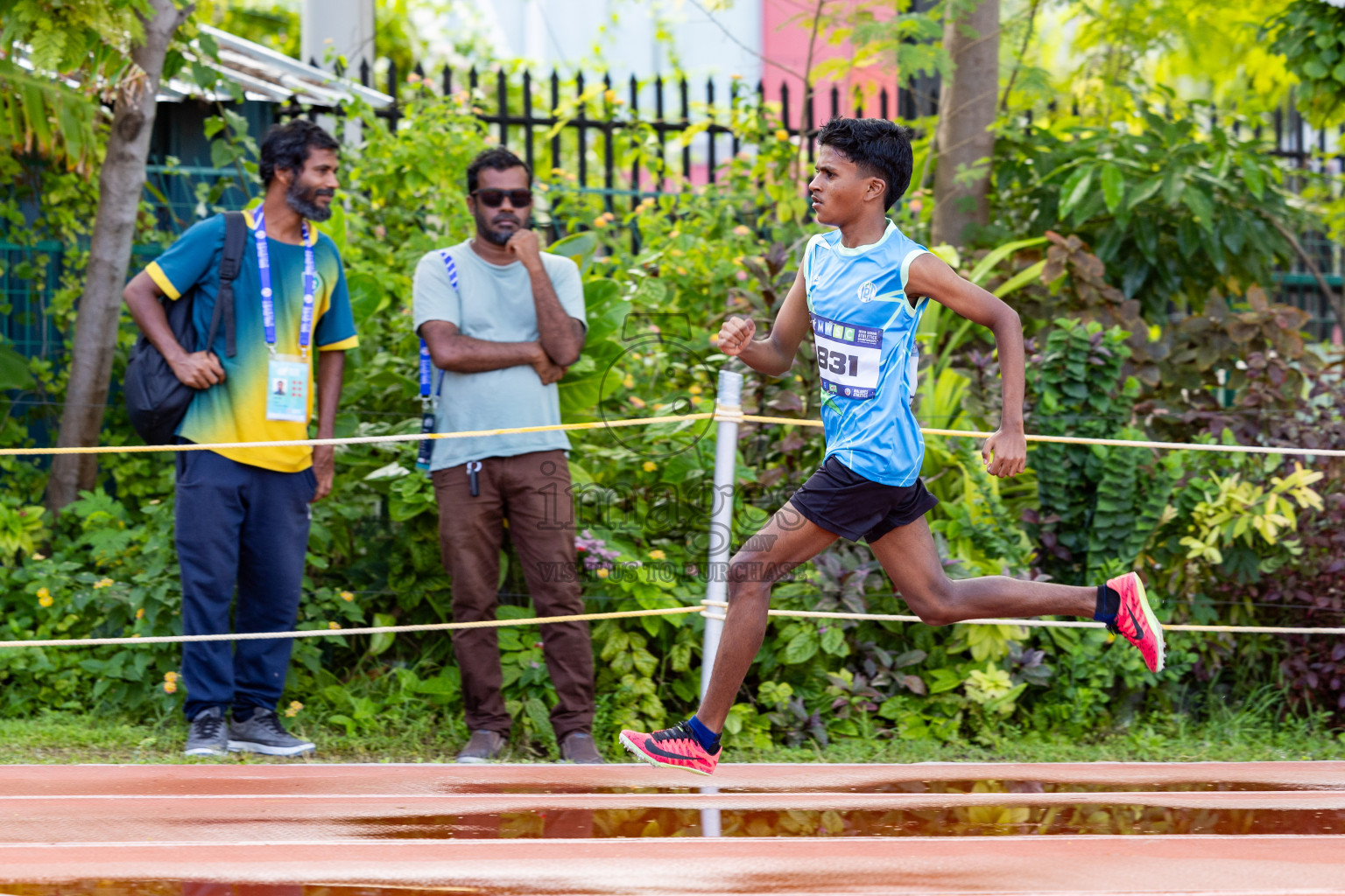 Day 2 of MWSC Interschool Athletics Championships 2024 held in Hulhumale Running Track, Hulhumale, Maldives on Sunday, 10th November 2024. 
Photos by:  Hassan Simah / Images.mv