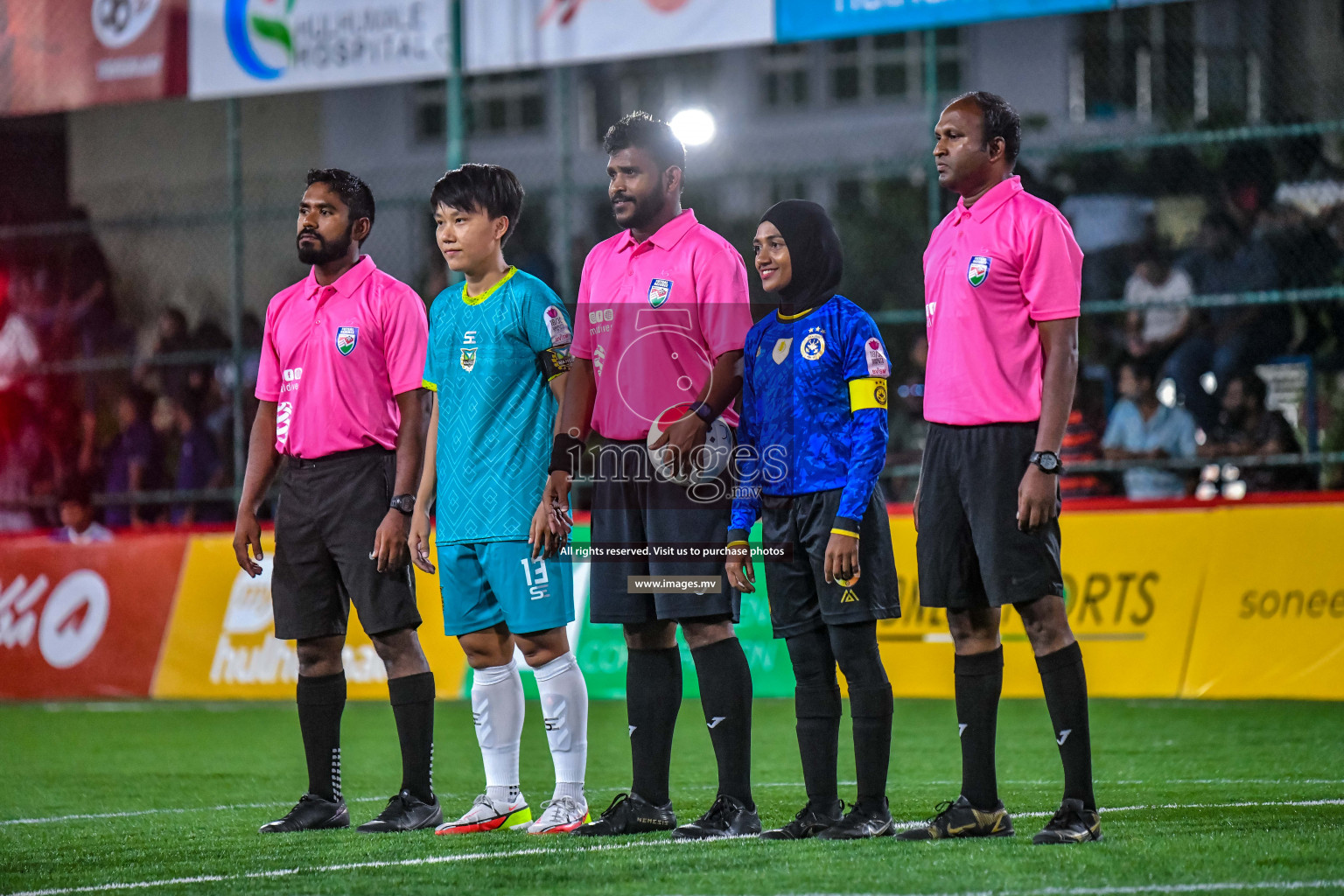 MPL vs WAMCO in Eighteen Thirty Women's Futsal Fiesta 2022 was held in Hulhumale', Maldives on Saturday, 8th October 2022. Photos: Nausham Waheed / images.mv