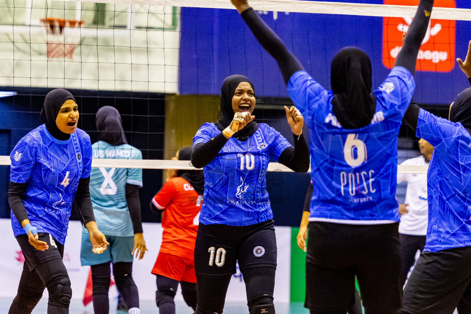 Club WAMCO vs Police Club in the final of National Volleyball Championship 2024 (women's division) was held in Social Center Indoor Hall on Thursday, 24th October 2024. Photos: Nausham Waheed/ images.mv