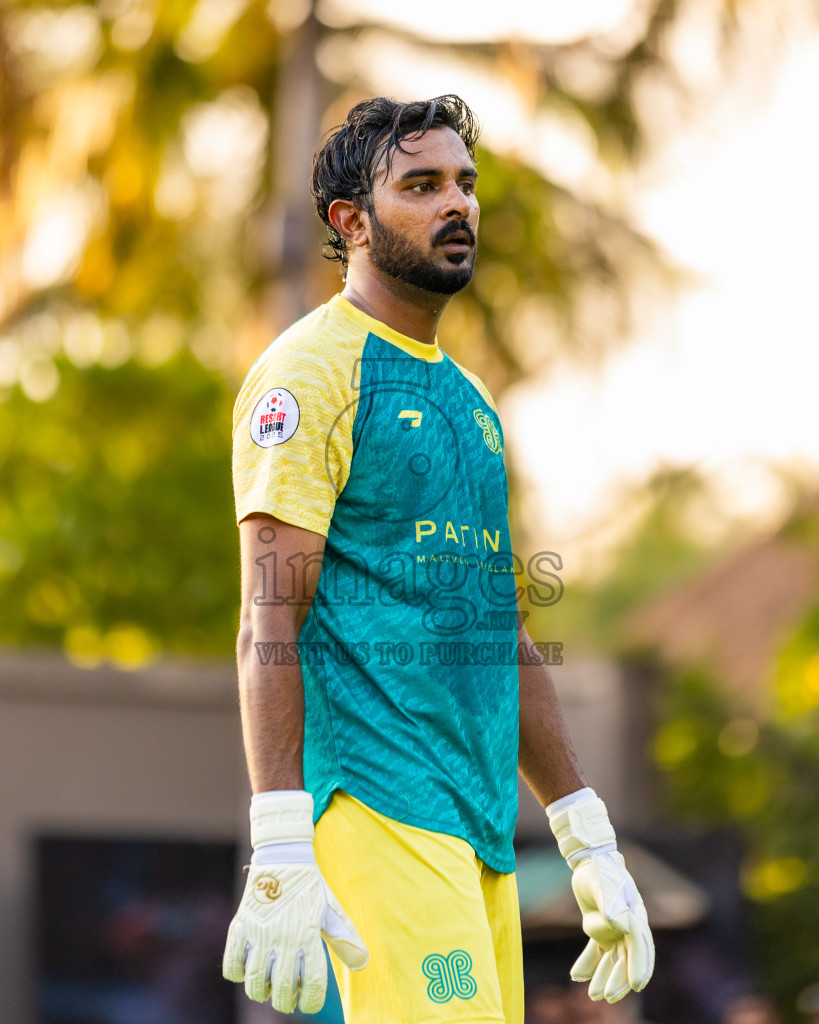 Patina vs Bandos in Resort League 2025 (North Male Zone) day 20 was held on Monday, 22 September 2025 in One And Only Reethi Rah Maldives Resort, Photos: Areef Adam / images.mv