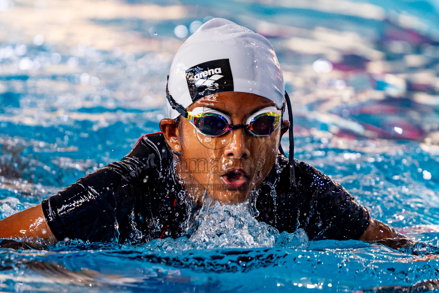 Day 1 of National Swimming Championship 2024 held in Hulhumale', Maldives on Friday, 13th December 2024. Photos: Nausham Waheed / images.mv