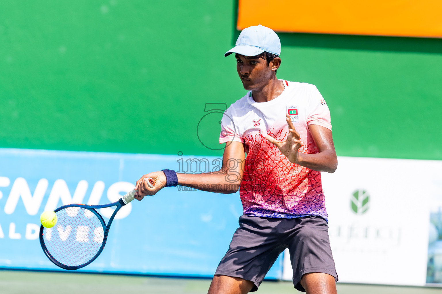 Day 8 of ATF Maldives Junior Open Tennis was held in Male' Tennis Court, Male', Maldives on Thursday, 19th December 2024. Photos: Nausham Waheed/ images.mv