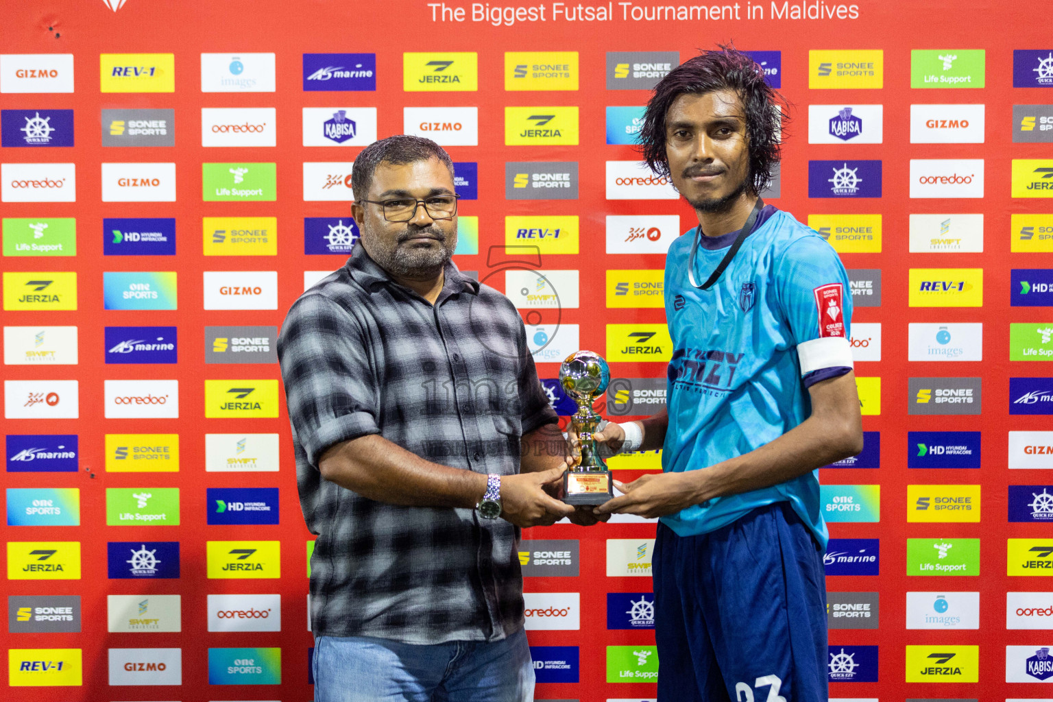 L Mundoo vs L Maamendhoo in Day 16 of Golden Futsal Challenge 2024 was held on Tuesday, 30th January 2024, in Hulhumale', Maldives Photos: Nausham Waheed / images.mv