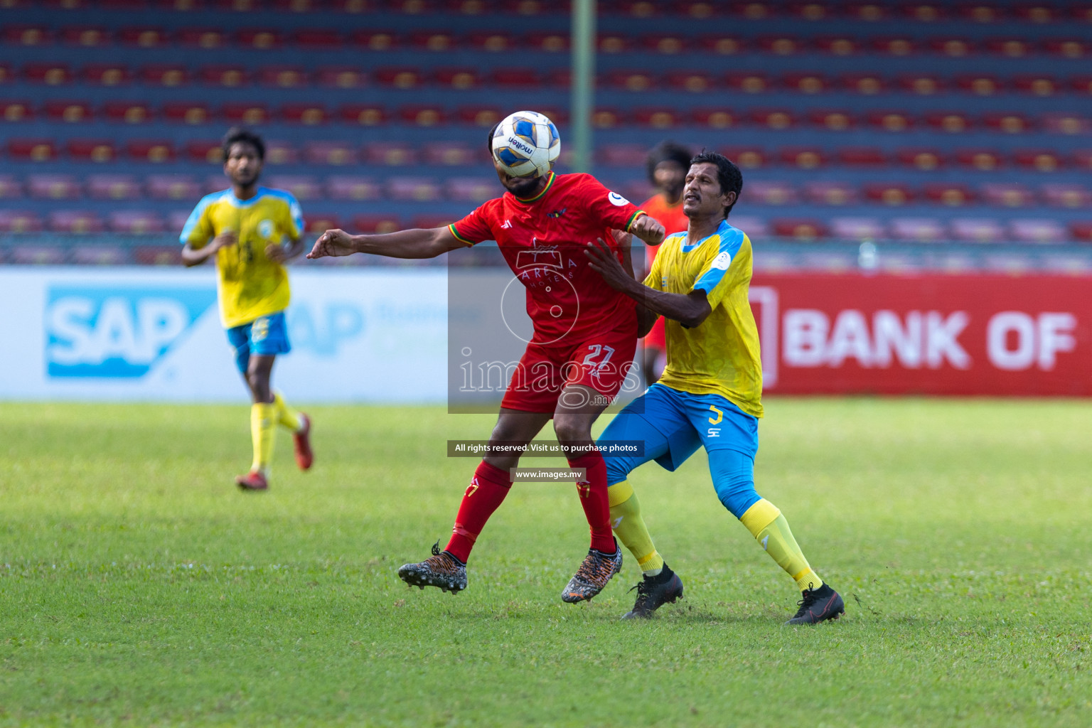 Club Valencia vs De Grande Sports Club in Ooredoo Dhivehi Premier League 2021/22 on 16th July 2022, held in National Football Stadium, Male', Maldives Photos: Hassan Simah/ Images mv