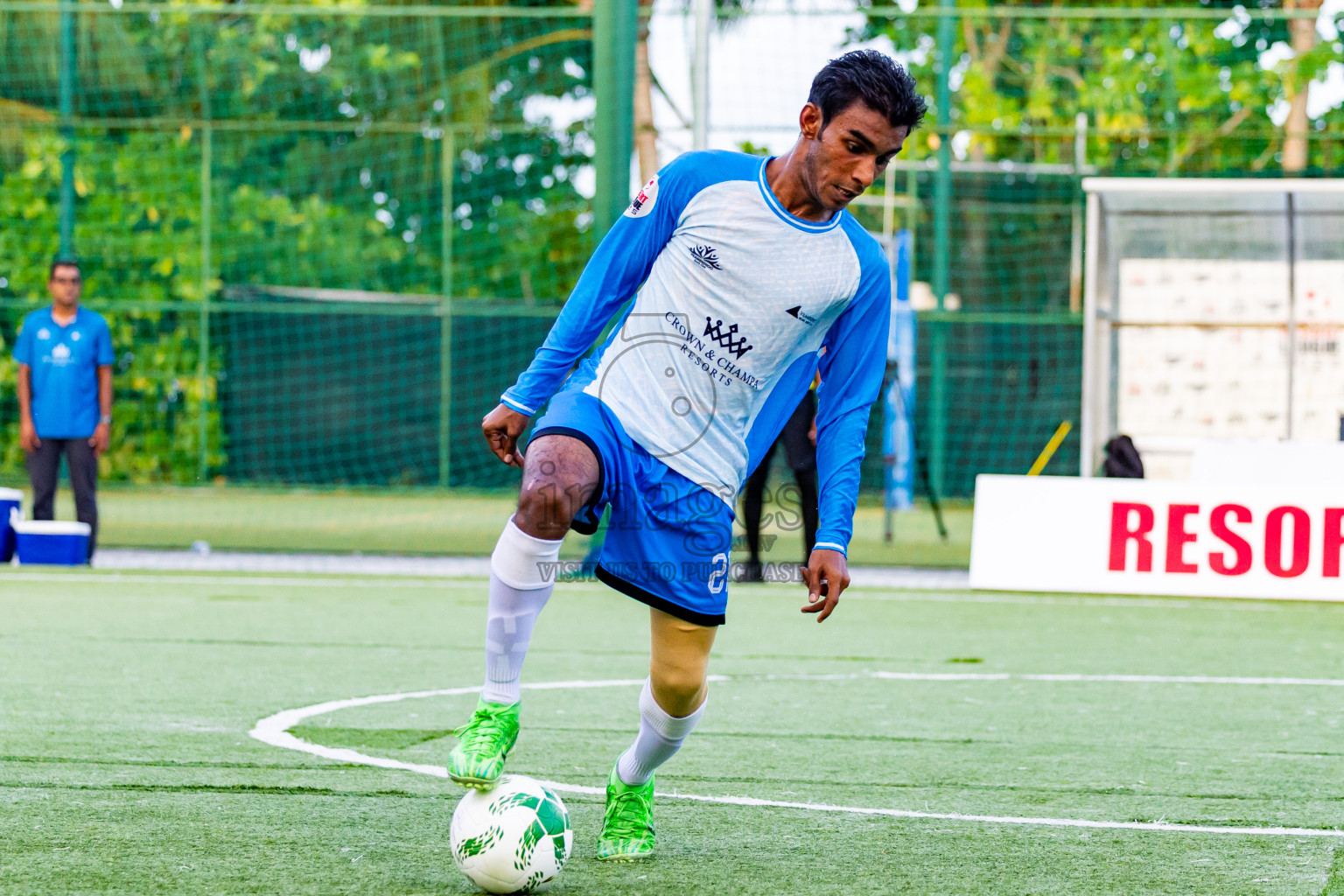 Lily Beach vs Vilamendhoo in Day 6 of Resort League 2025 (Ari Zone) was held on Wednesday, 25th June 2025 in Conrad Maldives Rangali Island, Alif Dhaalu Atoll, Maldives. Photos: Nausham Waheed / images.mv