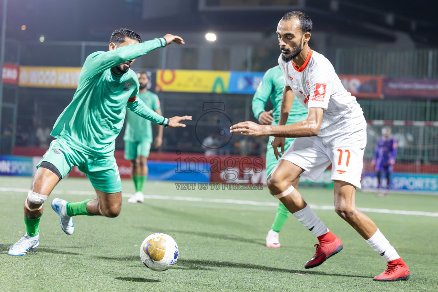 GA Dhaandhoo vs GA Kanduhulhudhoo in Day 8 of Golden Futsal Challenge 2025 was held on Sunday, 12th January 2025, in Hulhumale', Maldives
Photos: Ismail Thoriq / images.mv