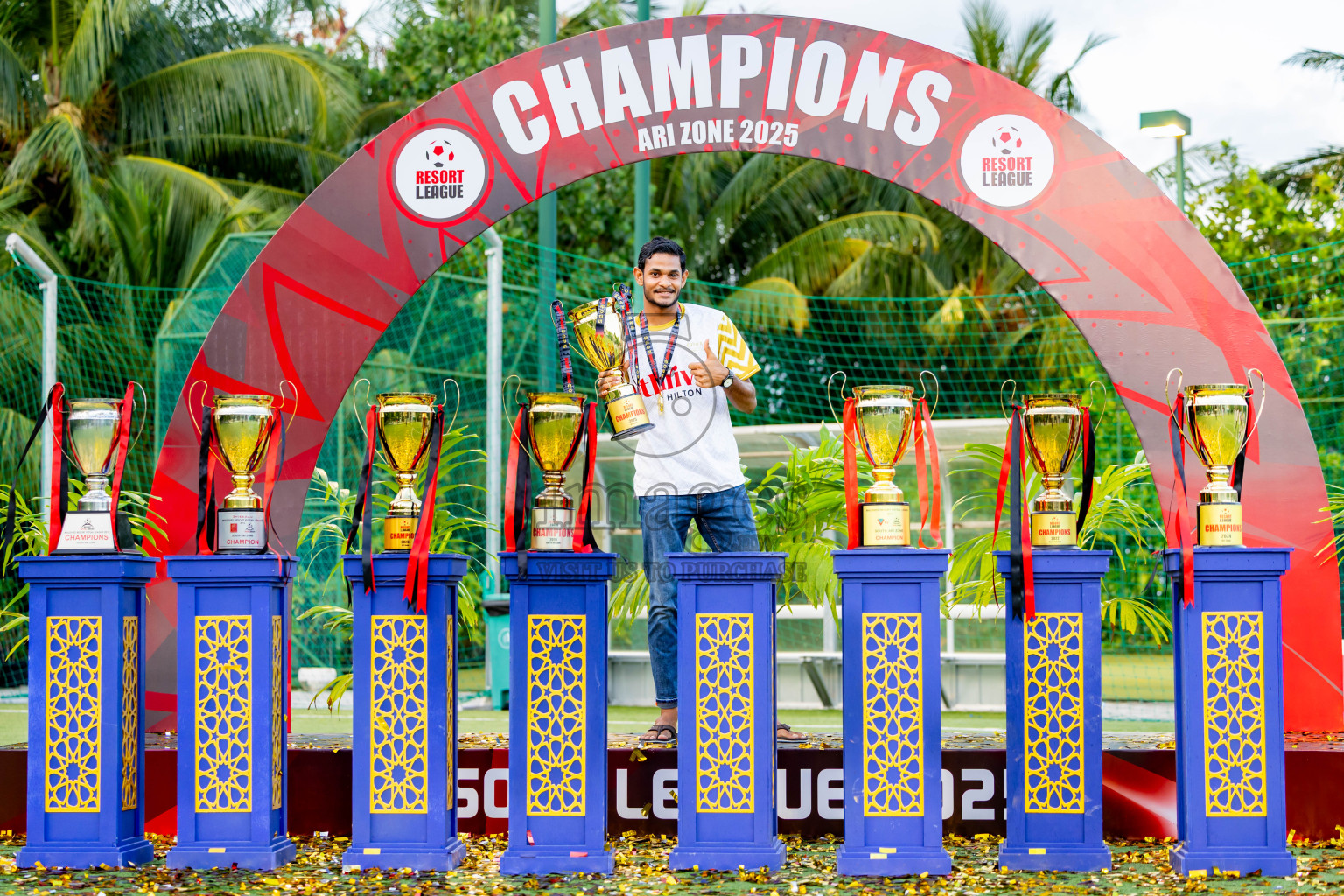 Barcelo vs Conrad in the Final of Resort League 2025 (Ari Zone) was held on Sunday, 28th June 2025 in Conrad Maldives Rangali Island, Alif Dhaalu Atoll, Maldives. Photos: Nausham Waheed / images.mv