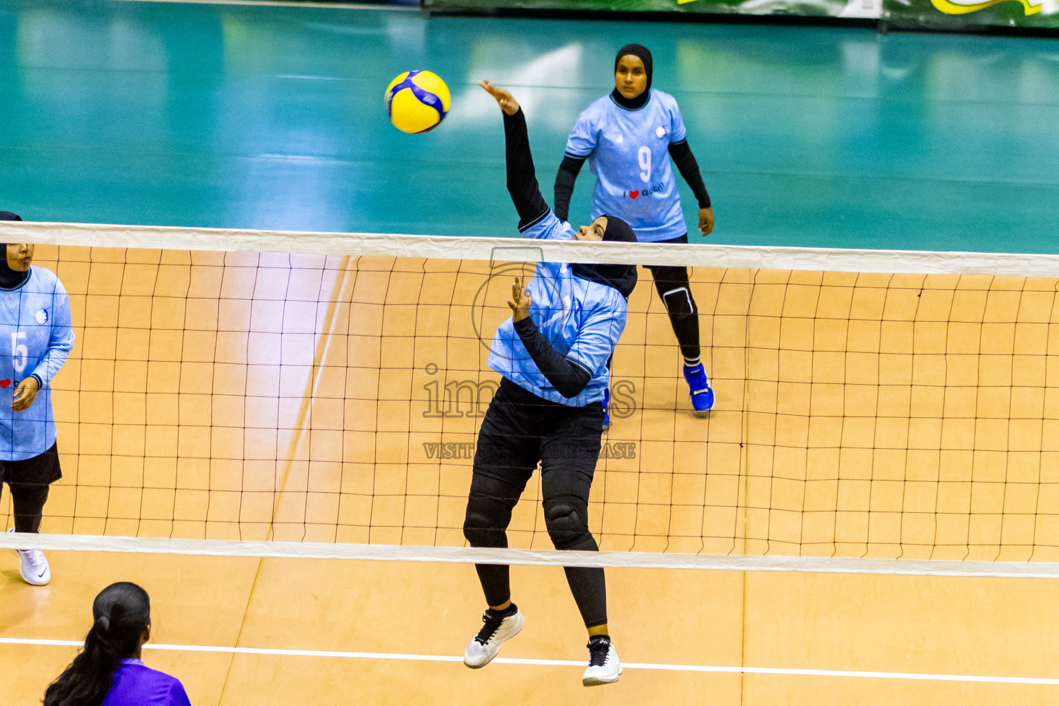 Day 2 of Women's Division of Milo VAM Cup 2024 held in Male', Maldives on Wednesday, 9th July 2024 at Social Center Indoor Hall Photos By: Nausham Waheed / images.mv