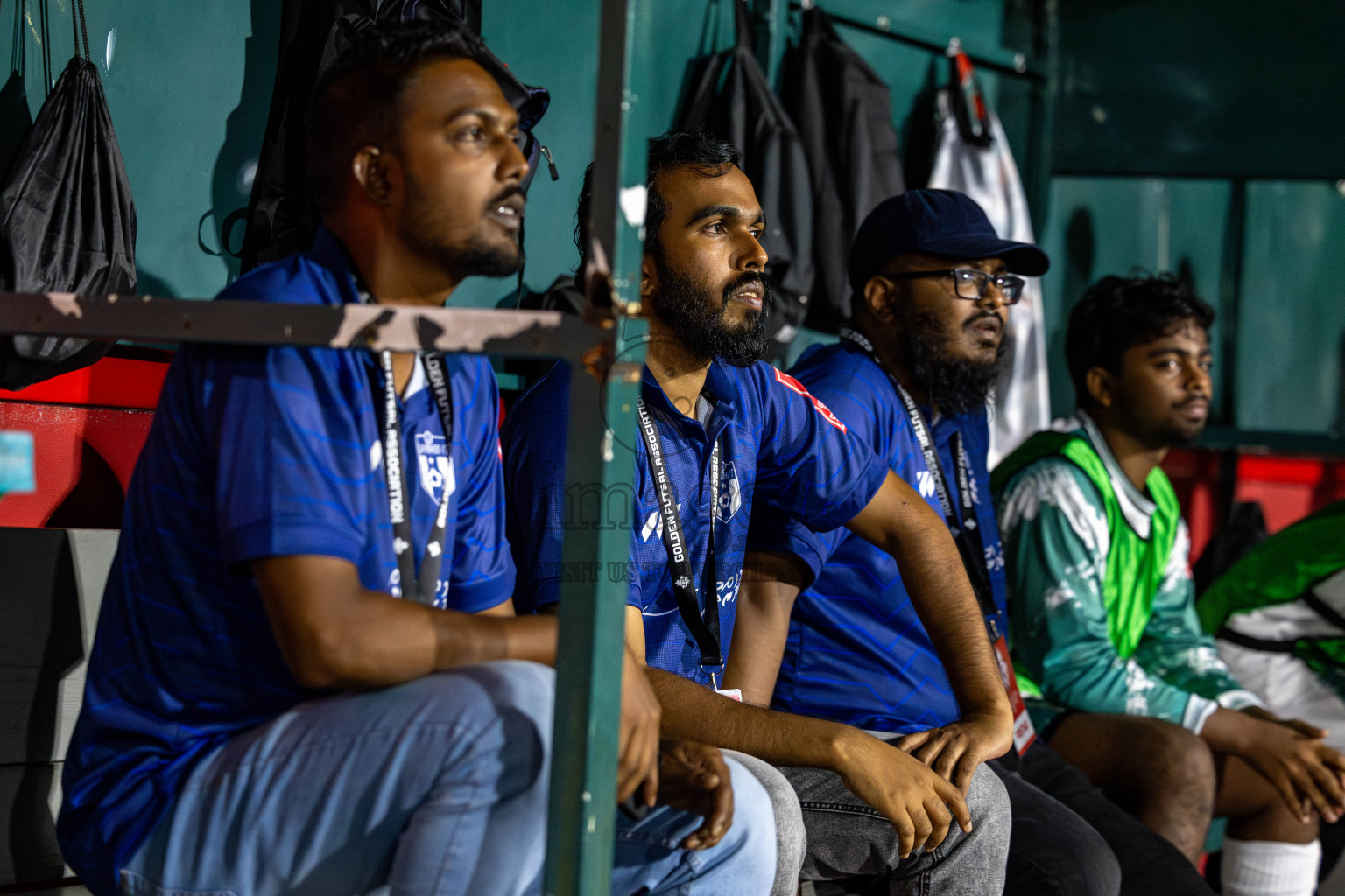 HDh Nolhivaran vs HDh Kumundhoo in Day 13 of Golden Futsal Challenge 2025 was held on Friday, 17th January 2025, in Hulhumale', Maldives 
Photos: Hassan Simah / images.mv