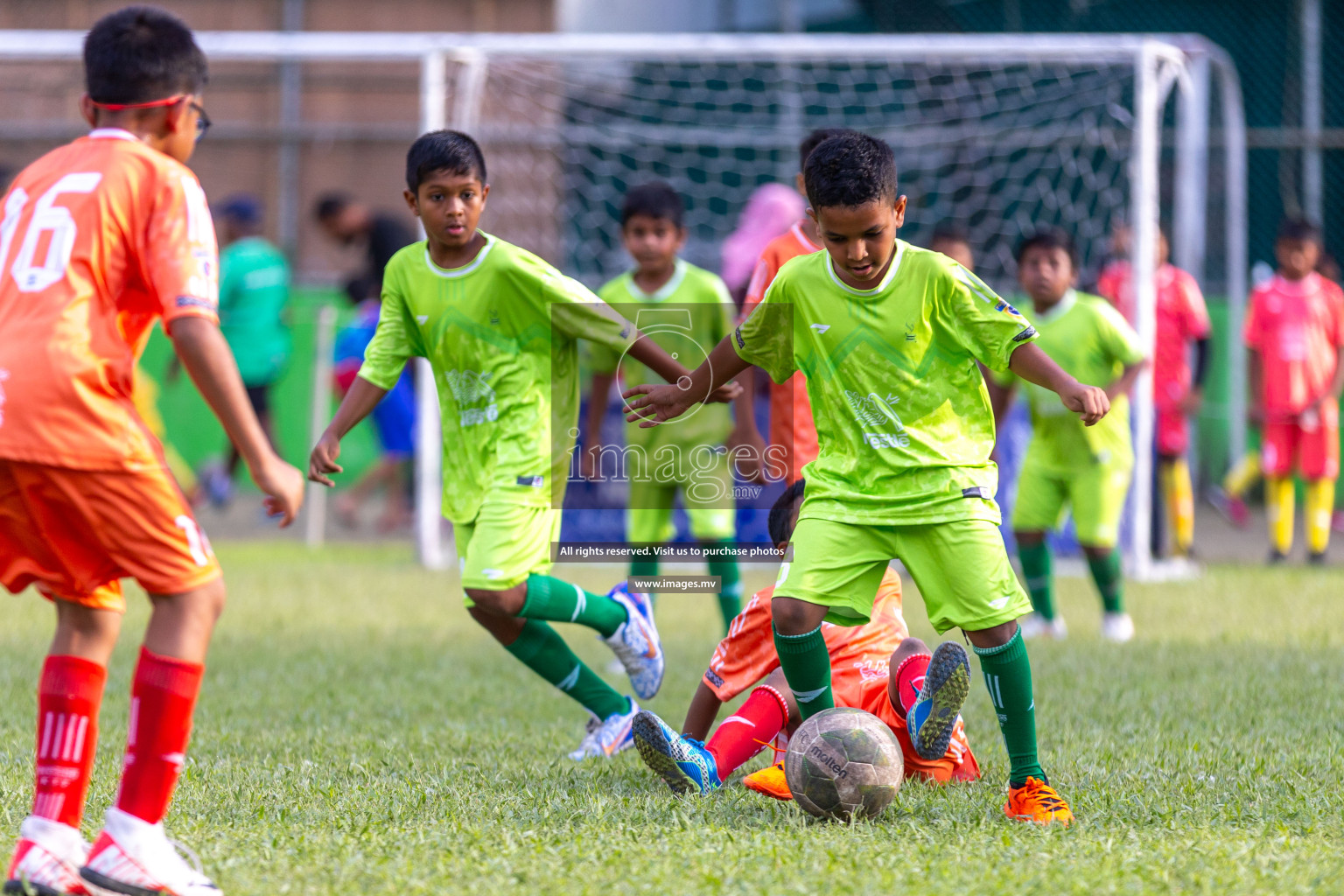 Day 2 of Nestle kids football fiesta, held in Henveyru Football Stadium, Male', Maldives on Thursday, 12th October 2023 Photos: Ismail Thoriq / Images.mv