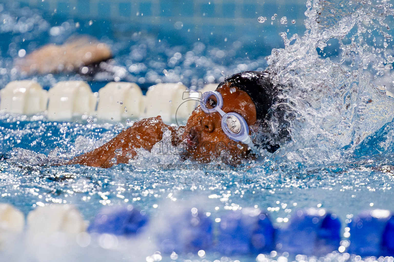 Day 1 of BML 5th National Swimming Kids Festival 2024 held in Hulhumale', Maldives on Monday, 18th November 2024. Photos: Nausham Waheed / images.mv