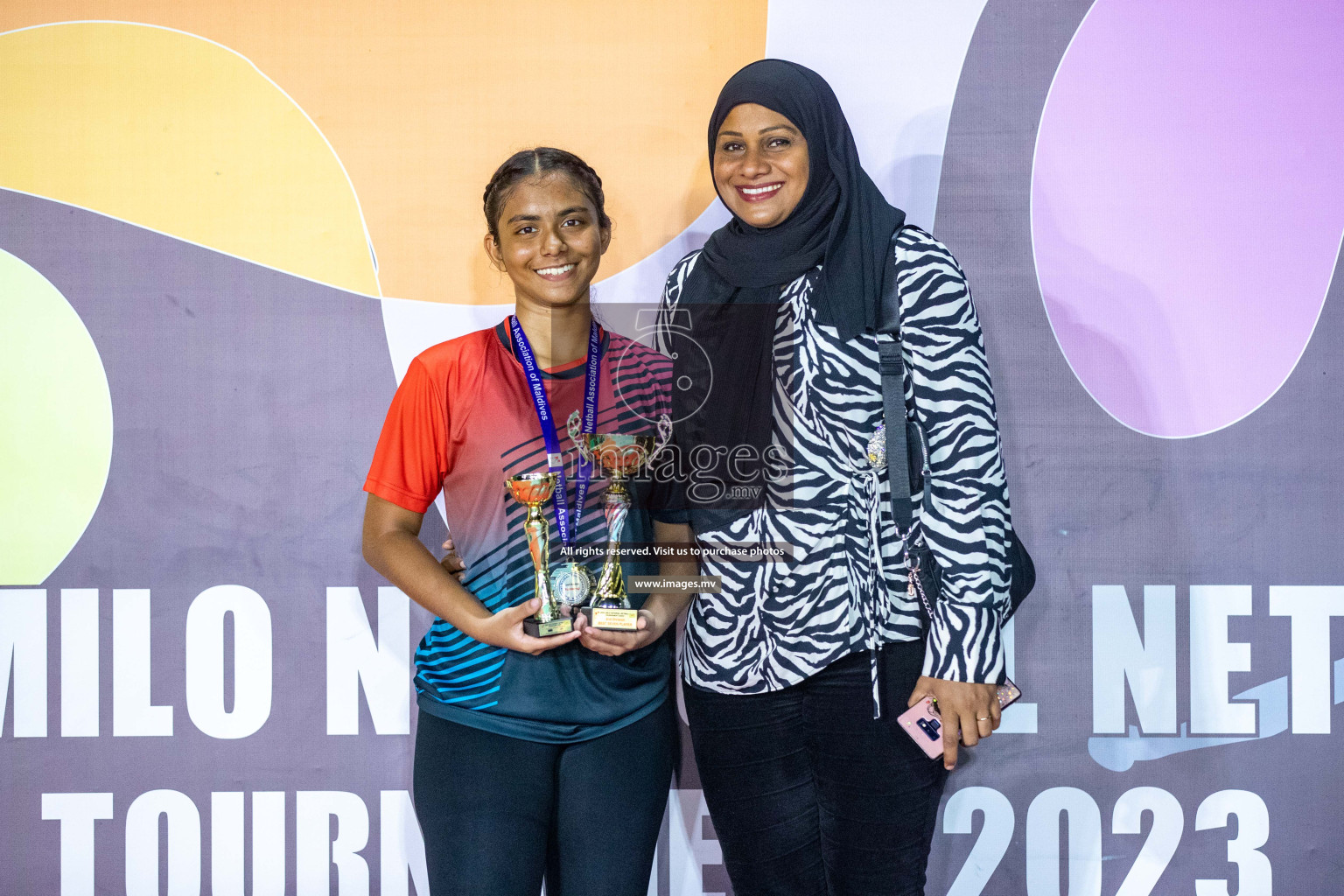 Day 6 of 20th Milo National Netball Tournament 2023, held in Synthetic Netball Court, Male', Maldives on 4th June 2023 Photos: Nausham Waheed/ Images.mv