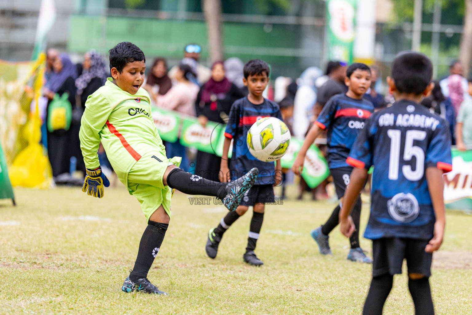 Day 1 of MILO SVAM Juniors 2025 (U-8) was held at Henveiru Stadium in Male', Maldives on Thursday, 26th June 2025. 
Photos: Hassan Simah / images.mv