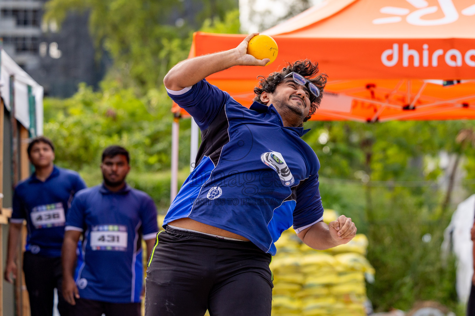 Day 2 of MWSC Interschool Athletics Championships 2024 held in Hulhumale Running Track, Hulhumale, Maldives on Sunday, 10th November 2024. 
Photos by: Hassan Simah / Images.mv