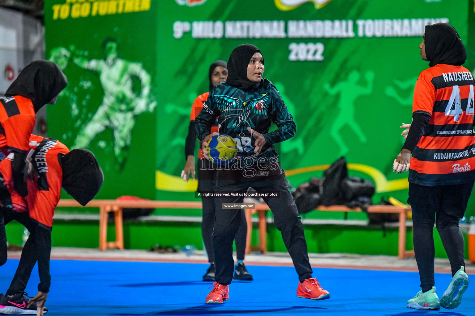 Milo 9th Handball Maldives Championship 2022 Day 1 held in Male', Maldives on 17th October 2022 Photos By: Nausham Waheed /images.mv