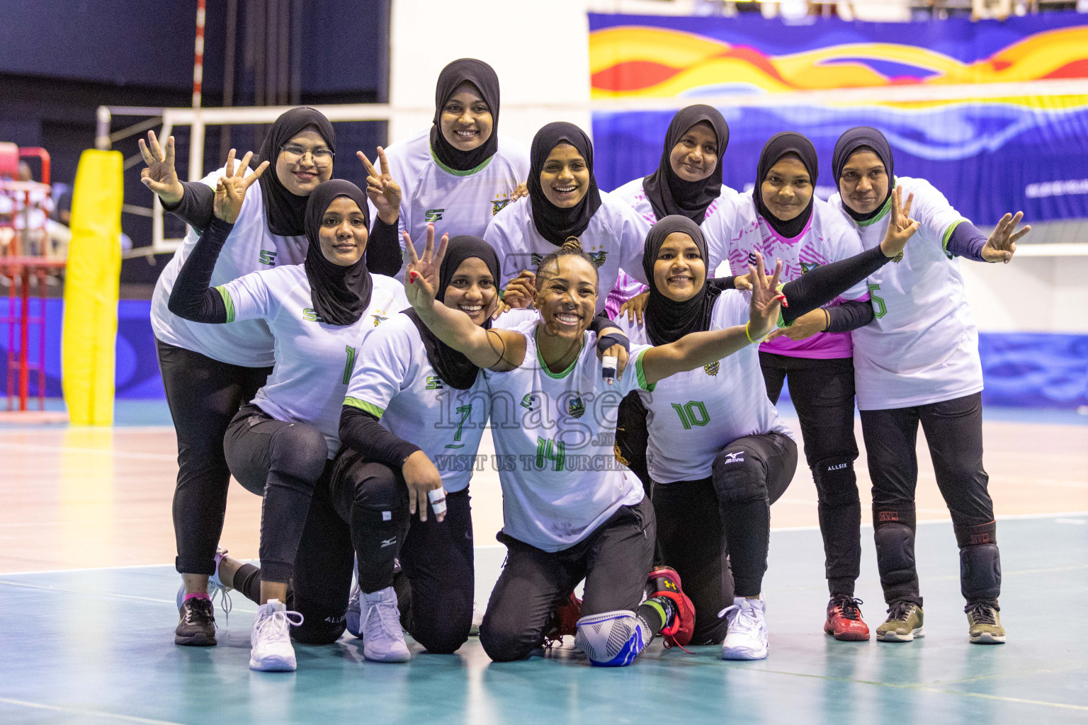 Final of Women's Division of Volleyball Association Cup 2023 held in Male', Maldives on Monday, 25th December 2023 at Social Center Indoor Hall Photos By: Nausham Waheed /images.mv