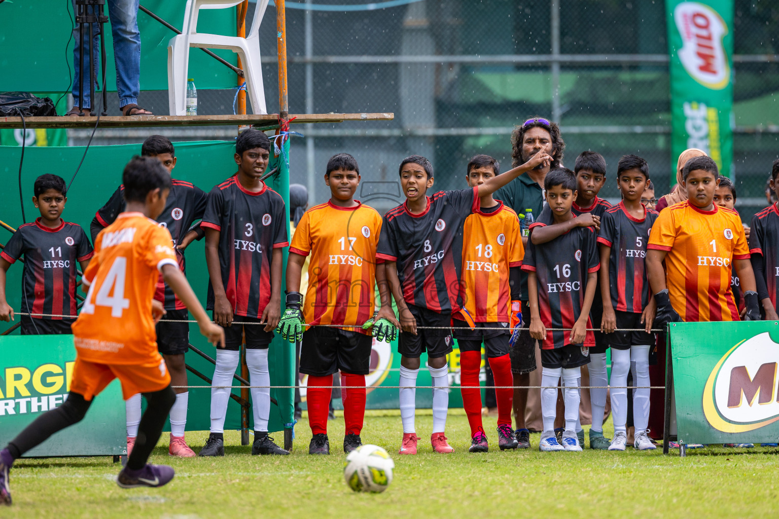 Day 1 of MILO Academy Championship 2025 (U-12) was held at Henveiru Stadium in Male', Maldives on Thursday, 1st May 2025. Photos: Ismail Thoriq / images.mv