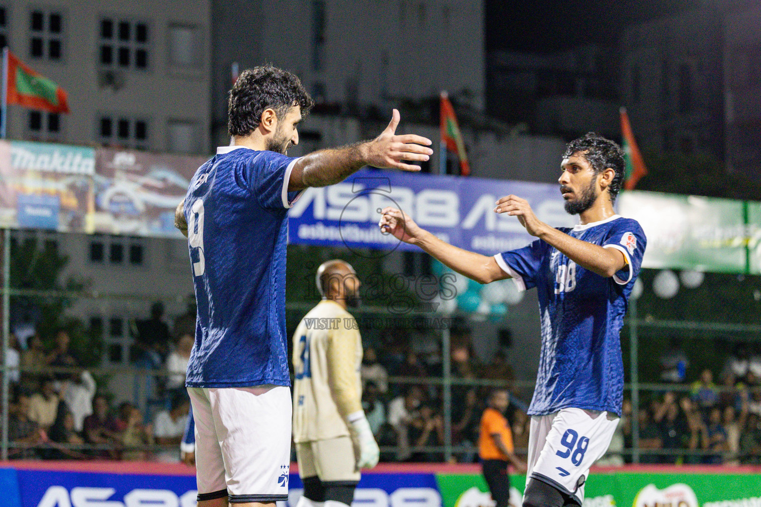 MACL vs Club Immigration in Day 7 of Club Maldives Cup 2025 was held in Rehendhi Futsal Ground, Hulhumale', Maldives on Tuesday, 7 October 2025. 
Photos: Hassan Simah / images.mv