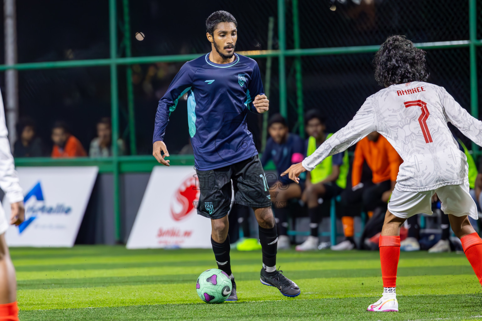 Nova SC vs Anakee SC in Day 9 of BG Futsal Challenge 2024 was held on Wednesday, 20th March 2024, in Male', Maldives
Photos: Ismail Thoriq / images.mv