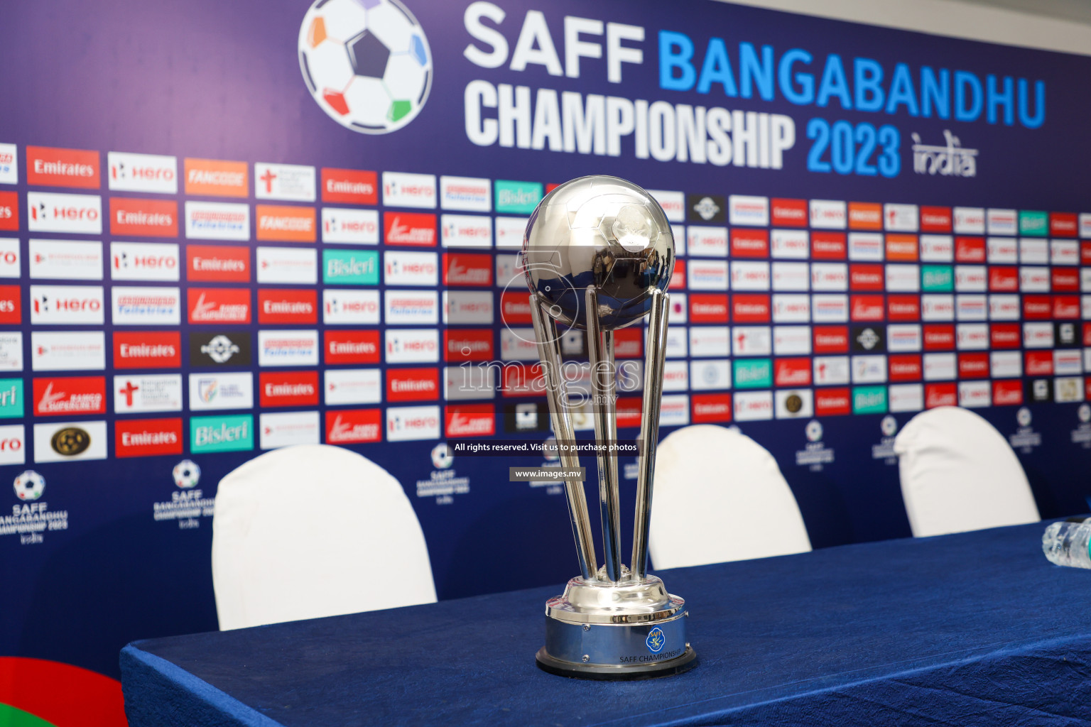 Saff Championship Final Pre-match press conference held in Sree Kanteerava Stadium, Bengaluru, India, on Monday, 3rd July 2023. Photos: Nausham Waheed / images.mv