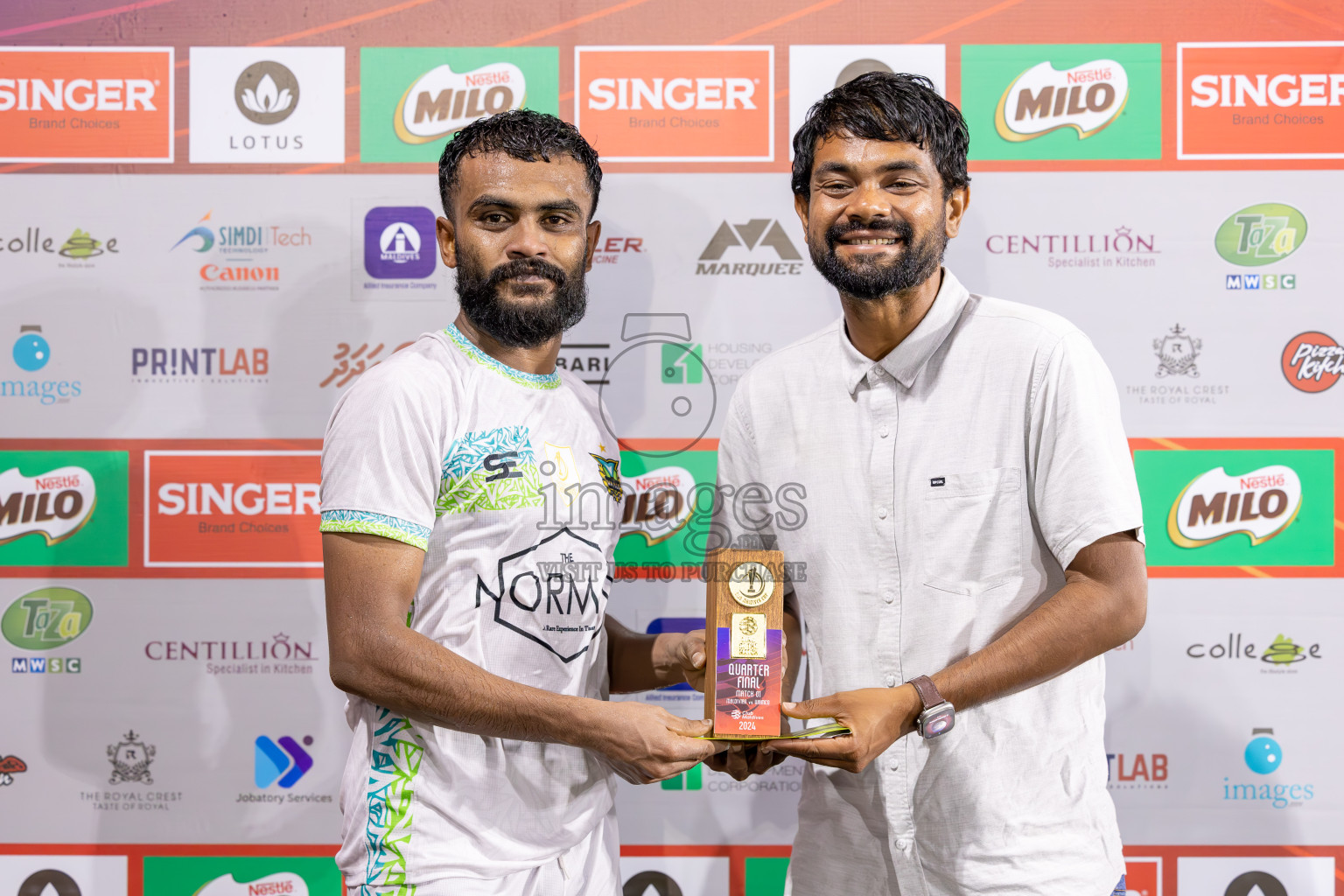 Maldivian vs Club WAMCO in Quarter Finals of Club Maldives Cup 2024 held in Rehendi Futsal Ground, Hulhumale', Maldives on Wednesday, 9th October 2024. Photos: Ismail Thoriq / images.mv