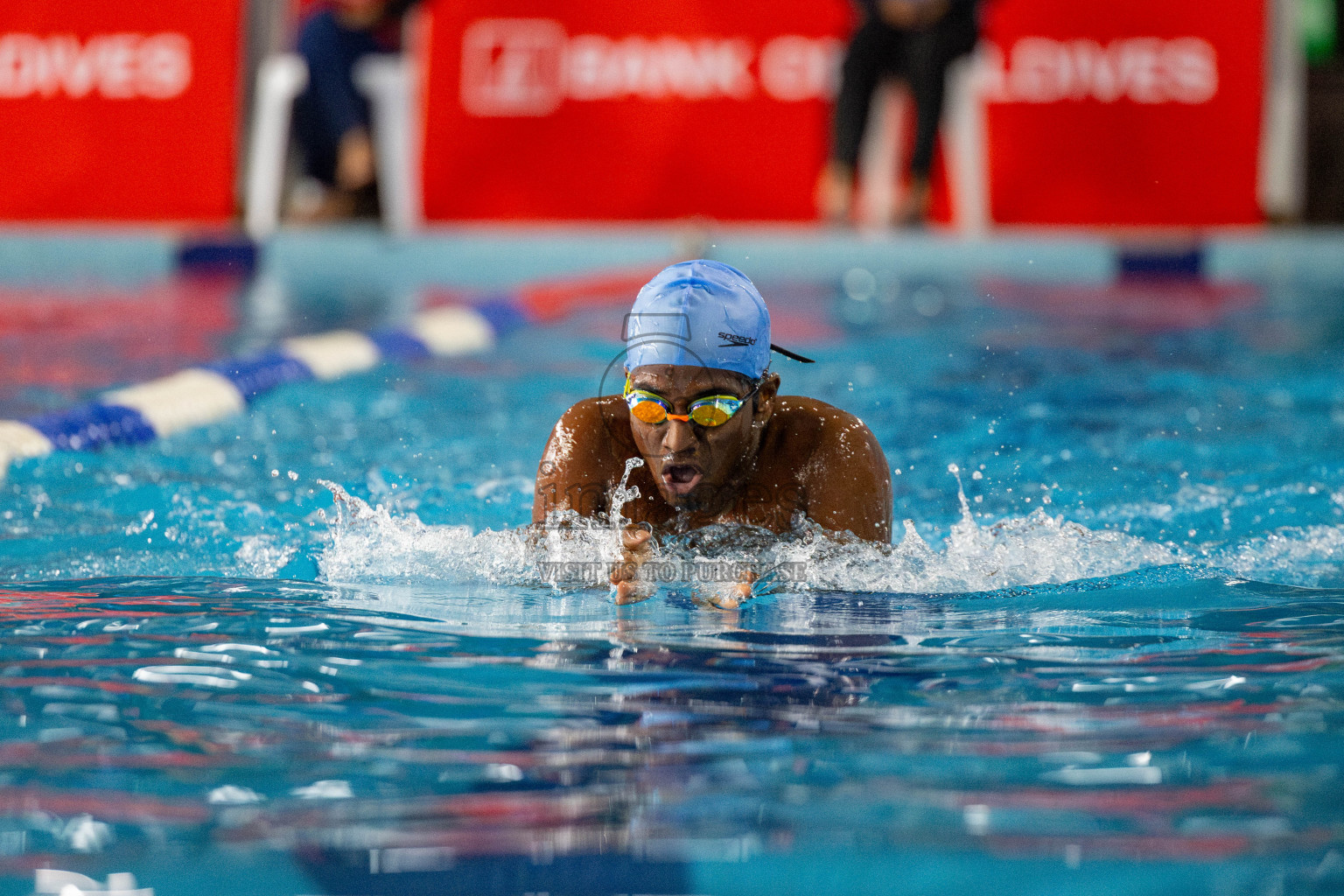 Day 4 of National Swimming Competition 2024 held in Hulhumale', Maldives on Monday, 16th December 2024. 
Photos: Hassan Simah / images.mv