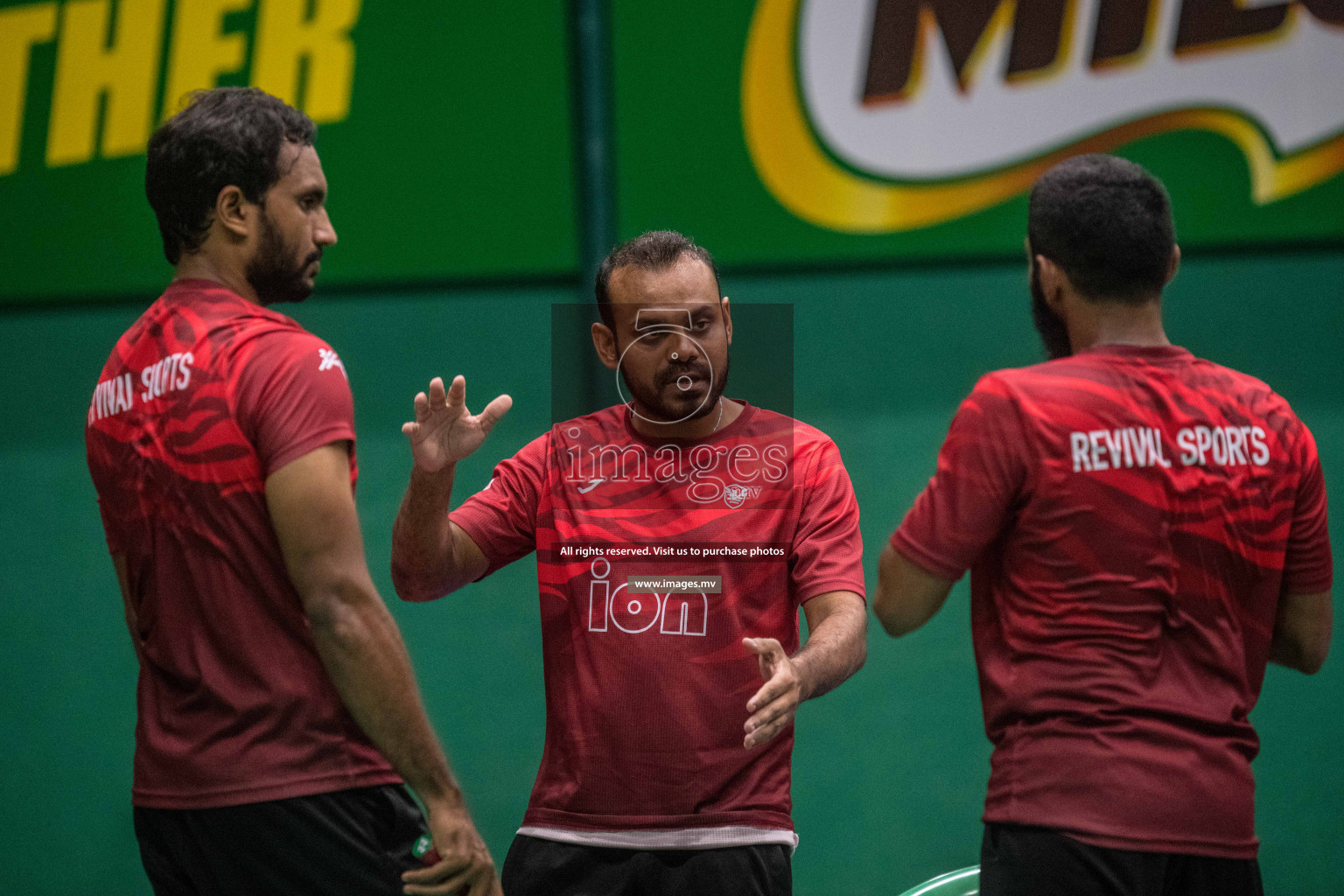 Final of Badminton association mixed group championship 2021 held in Male', Maldives Photos by Nausham Waheed