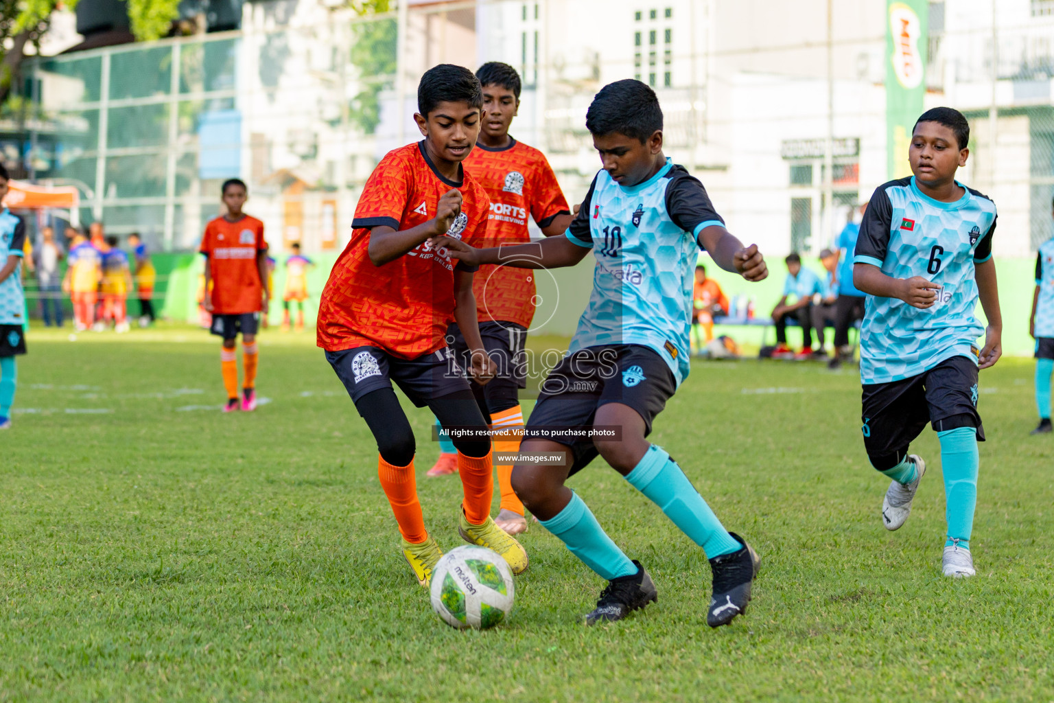 Day 1 of MILO Academy Championship 2023 (U12) was held in Henveiru Football Grounds, Male', Maldives, on Friday, 18th August 2023.