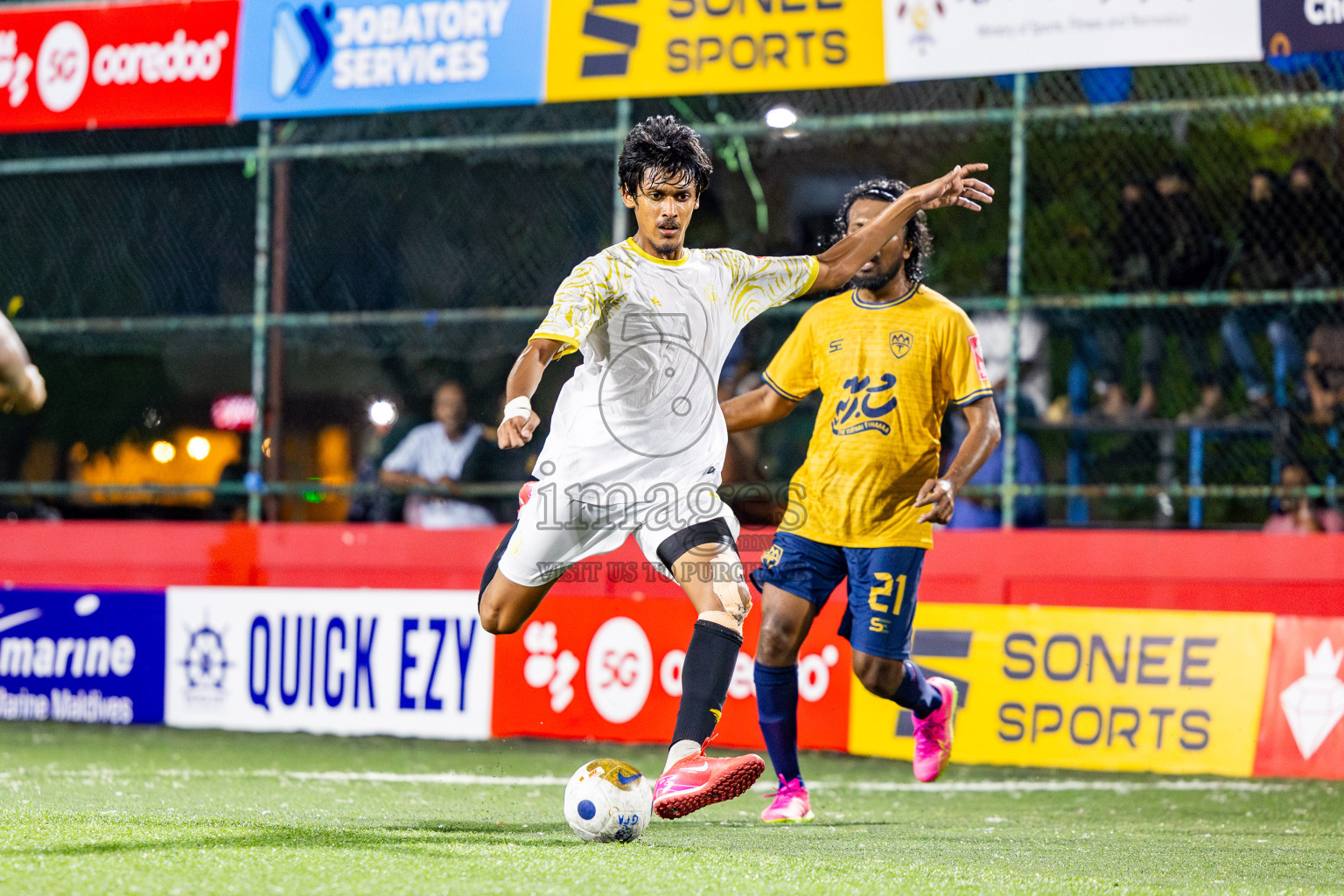 Mahchangoalhi vs Maafannu in zone round on Day 31 of Golden Futsal Challenge 2025 was held on Tuesday , 4th February 2025, in Hulhumale', Maldives. Photos: Nausham Waheed / images.mv