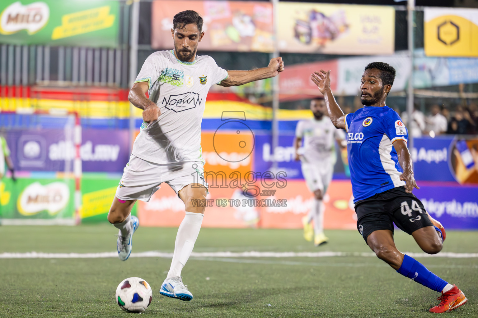 WAMCO vs STELCO in Semi Finals of Club Maldives Cup 2024 held in Rehendi Futsal Ground, Hulhumale', Maldives on Monday, 14th October 2024. Photos: Ismail Thoriq / images.mv