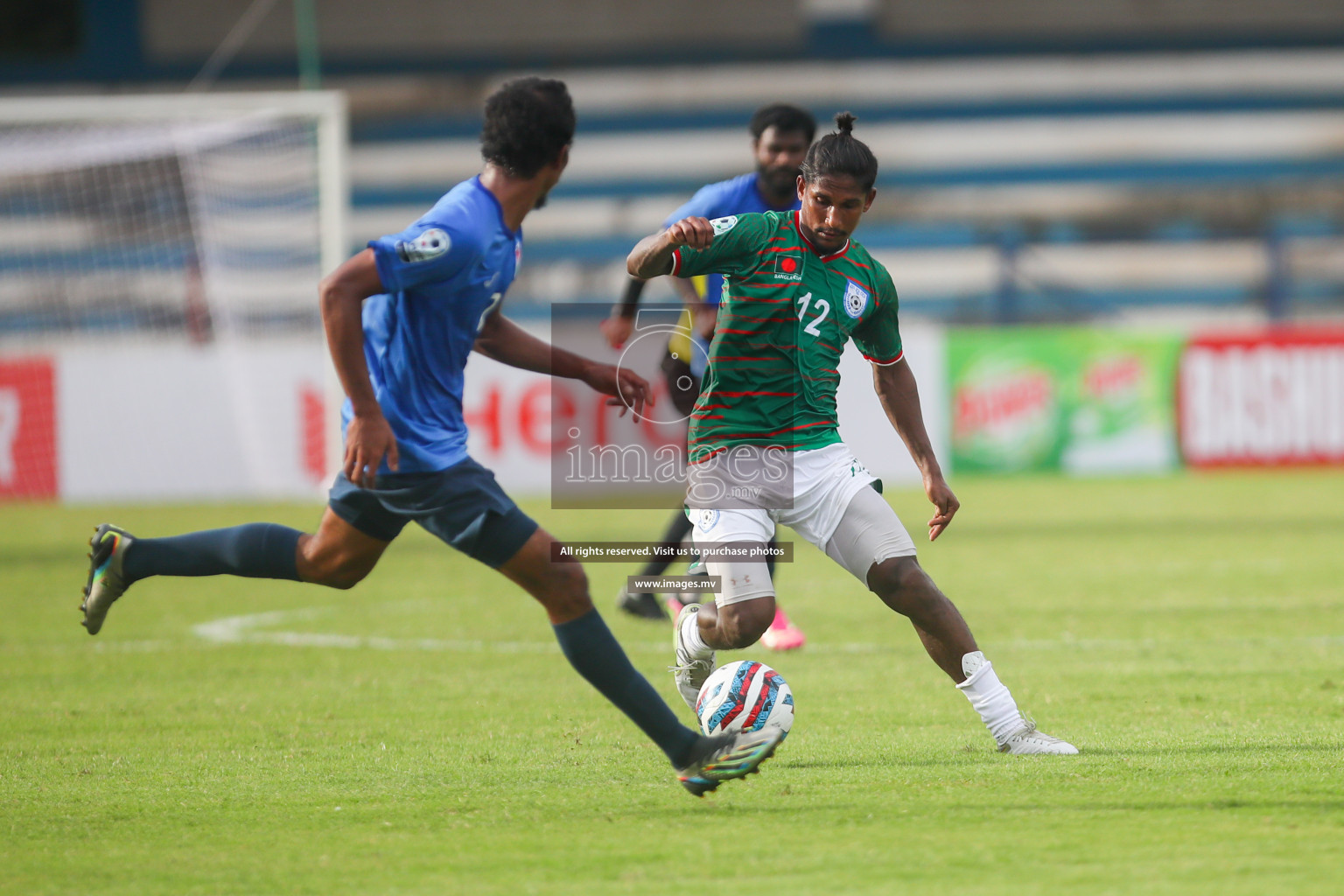 Bangladesh vs Maldives in SAFF Championship 2023 held in Sree Kanteerava Stadium, Bengaluru, India, on Saturday, 25th June 2023. Photos: Nausham Waheed, Hassan Simah / images.mv