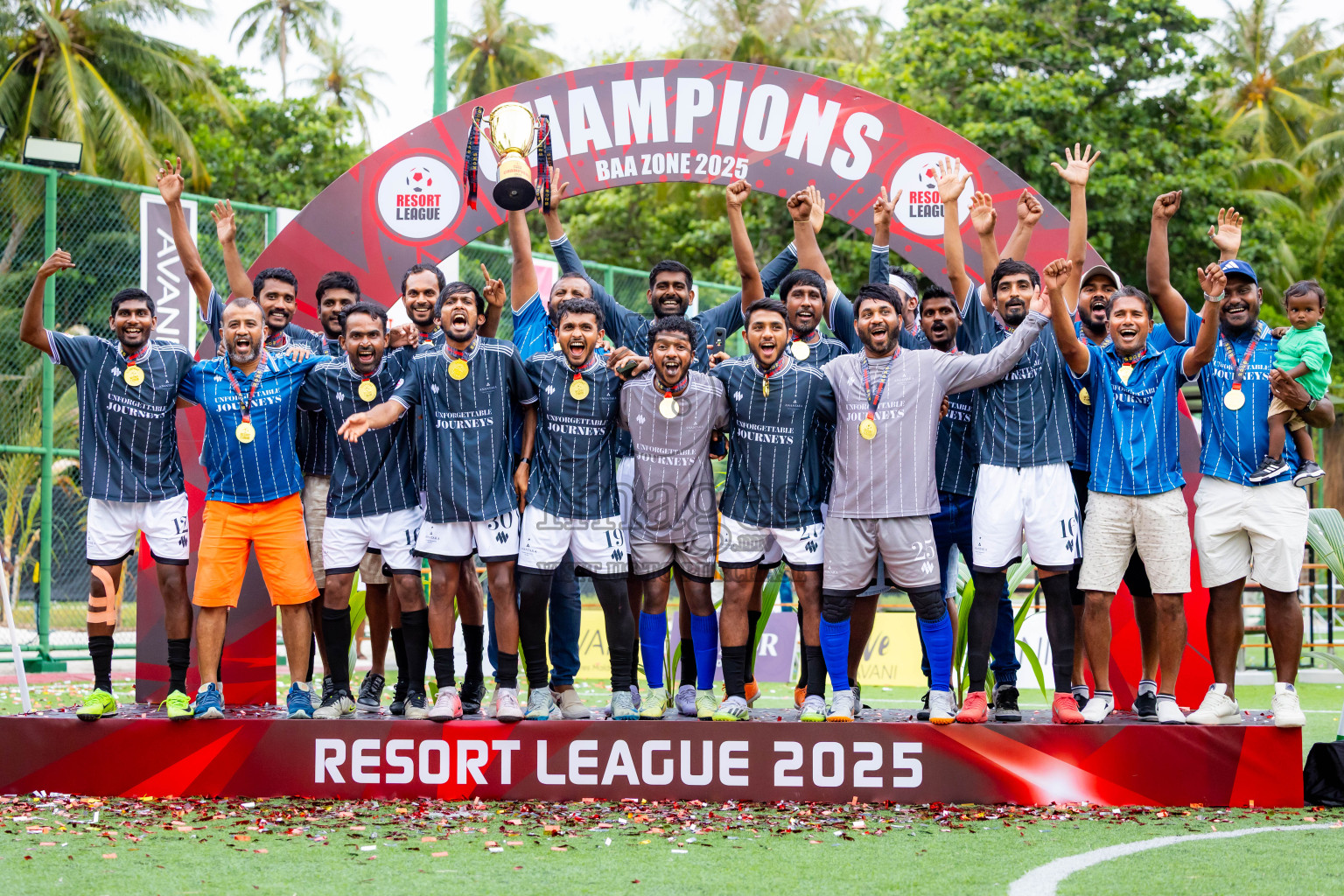 Anantara vs Finolhu in Final of Resort League 2025 (Baa Zone) was held on Friday, 18th July 2025 in Avani+ Fares Maldives Resort, Baa Atoll, Maldives. Photos: Nausham Waheed  / images.mv