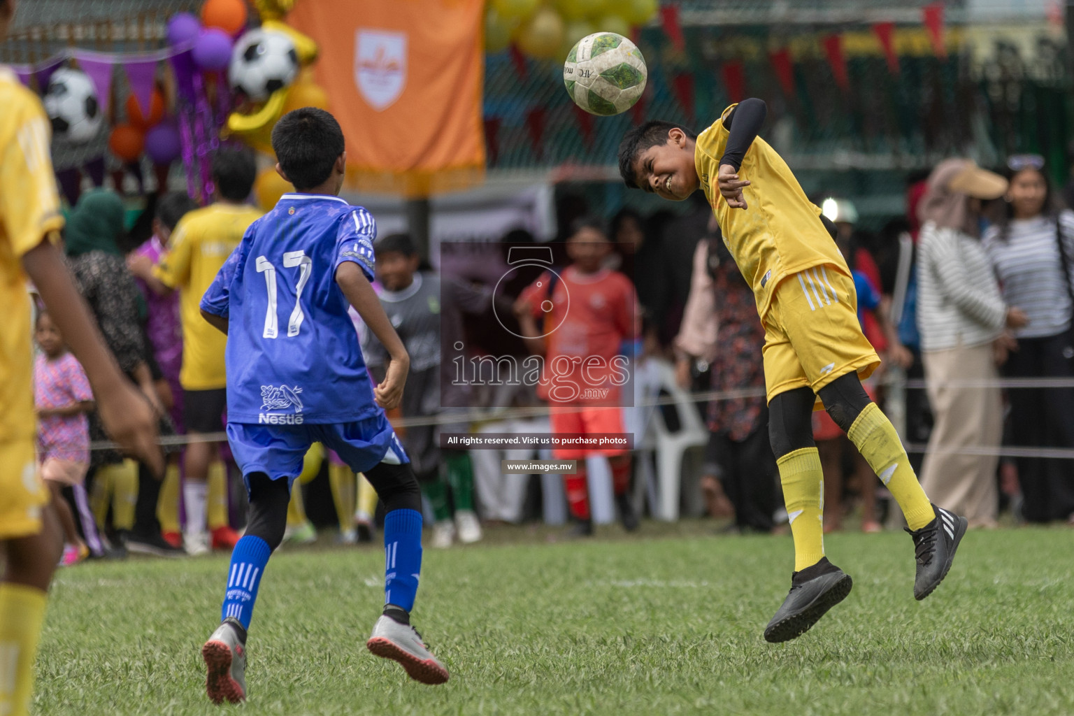 Day 1 of Nestle kids football fiesta, held in Henveyru Football Stadium, Male', Maldives on Wednesday, 11th October 2023 Photos: Shut Abdul Sattar/ Images.mv