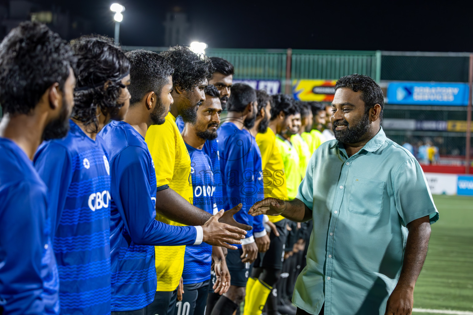 K Gaafaru vs K Kaashidhoo in Kaafu Atoll Semi Final in Day 24 of Golden Futsal Challenge 2025 was held on Tuesday , 28th January 2025, in Hulhumale', Maldives. Photos: Ismail Thoriq / images.mv