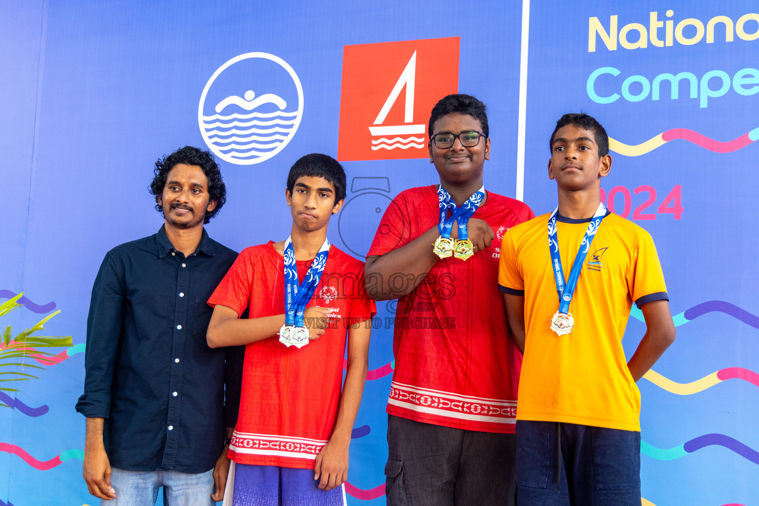 Day 7 of National Swimming Competition 2024 held in Hulhumale', Maldives on Thursday, 19th December 2024.
Photos: Ismail Thoriq / images.mv