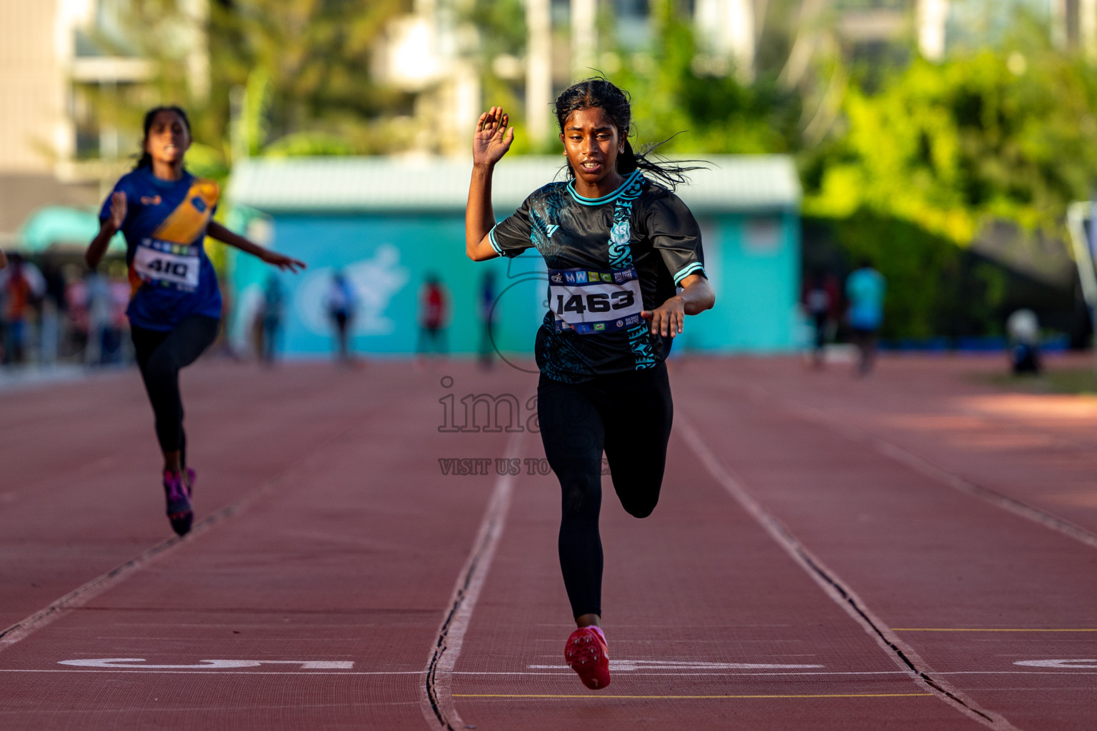 Day 1 of MWSC Interschool Athletics Championships 2024 held in Hulhumale Running Track, Hulhumale, Maldives on Saturday, 9th November 2024. 
Photos by: Hassan Simah / Images.mv