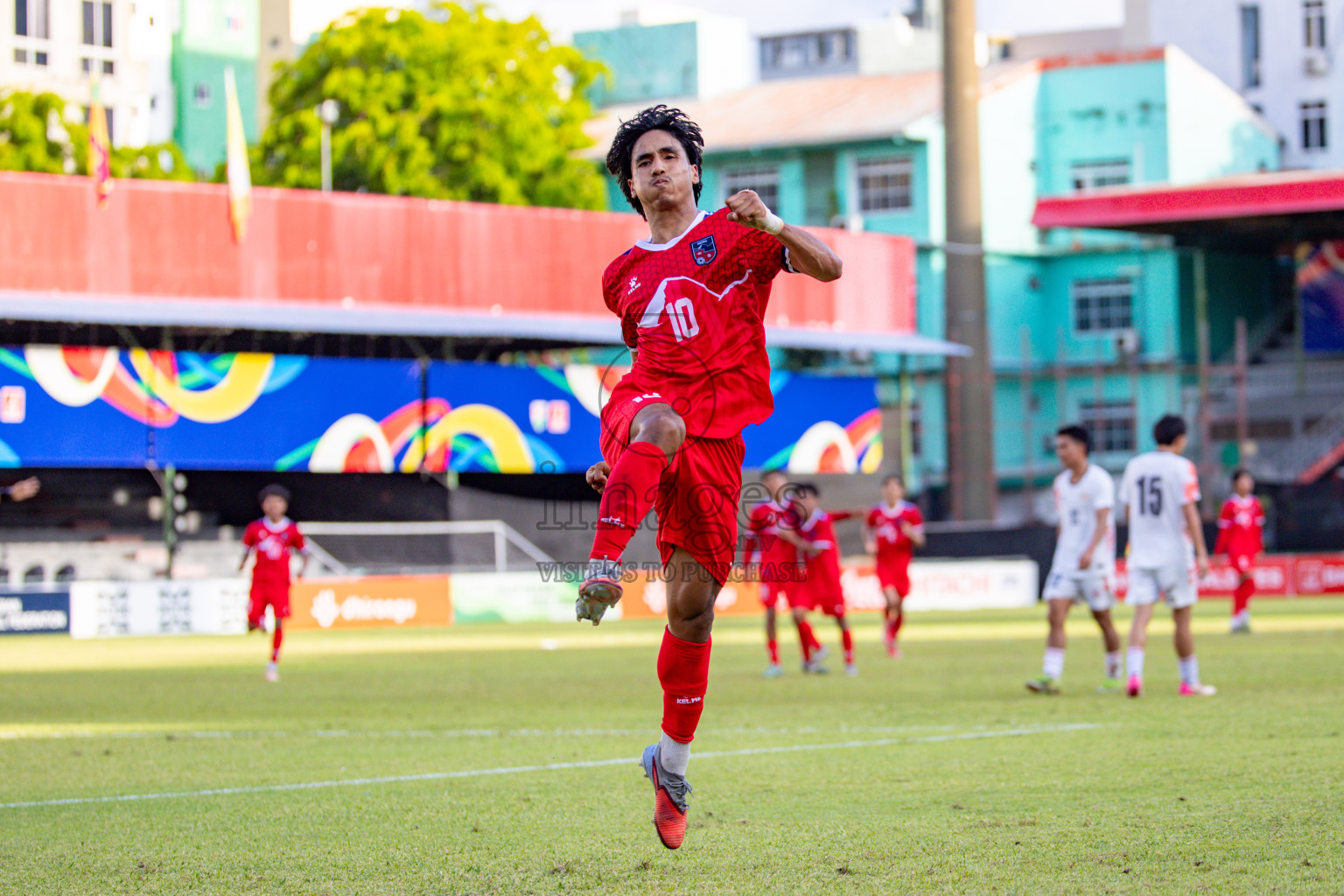 Nepal vs Bhutan in Day 1 of SAFF U20 Championship 2026 was held in National Football Stadium, Male' Maldives on Sunday, 22nd March 2026. Photos: Ismail Thoriq, Mohamed Mahfooz Moosa / images.mv