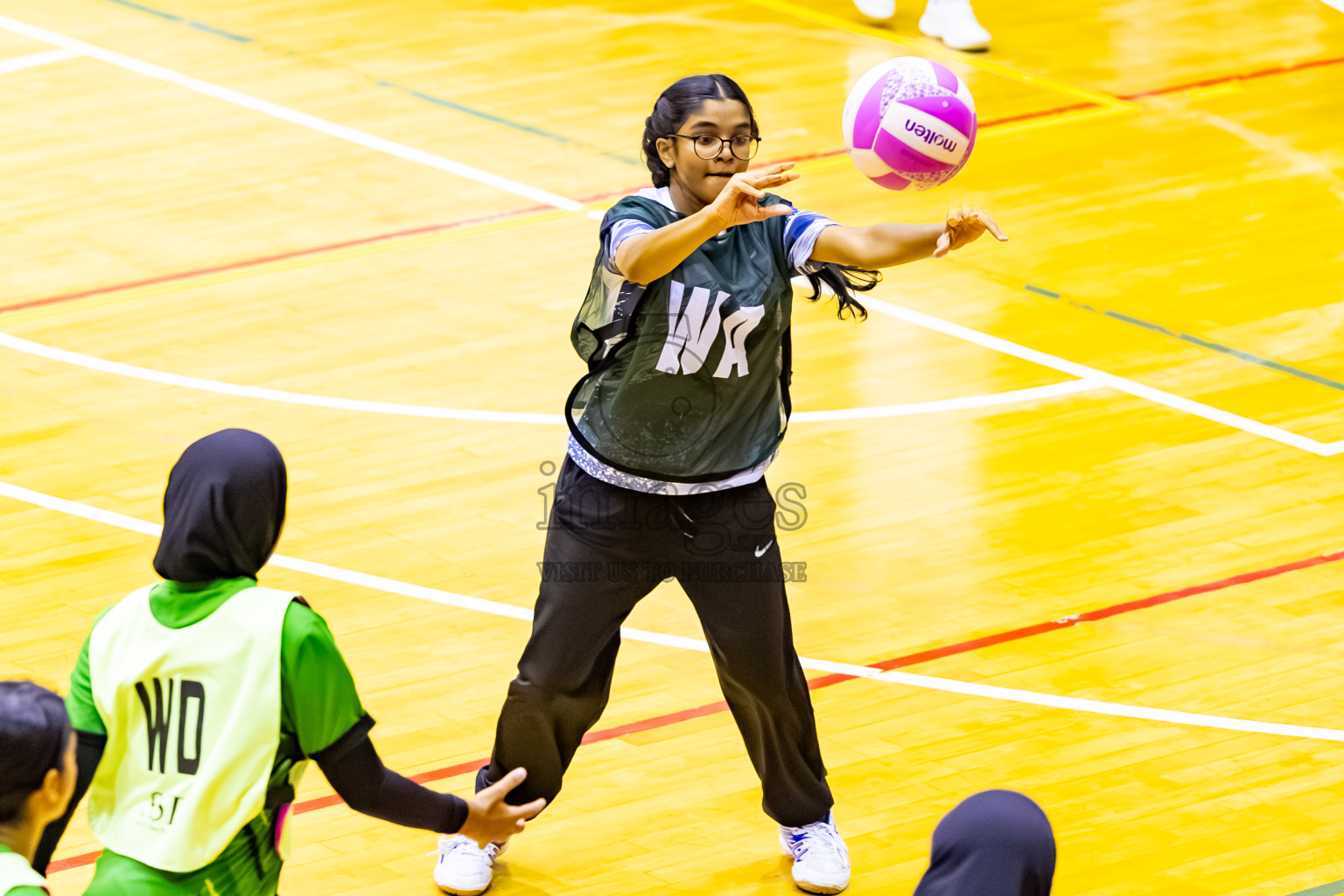 C Green Streets vs SC Skylark in Day 2 of 24th Milo Netball Association Championship held in Social Center at Male', Maldives on Tuesday, 2nd September 2025. Photos: Nausham Waheed / images.mv