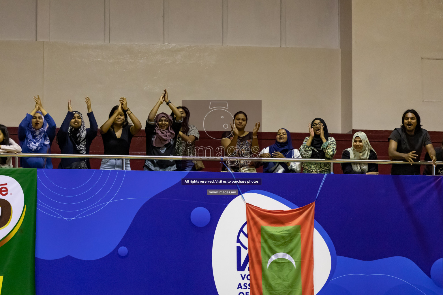 Lorenzo Sports Club vs Vyansa in the Milo National Netball Tournament 2022 on 18 July 2022, held in Social Center, Male', Maldives. Photographer: Shuu, Hassan Simah / Images.mv