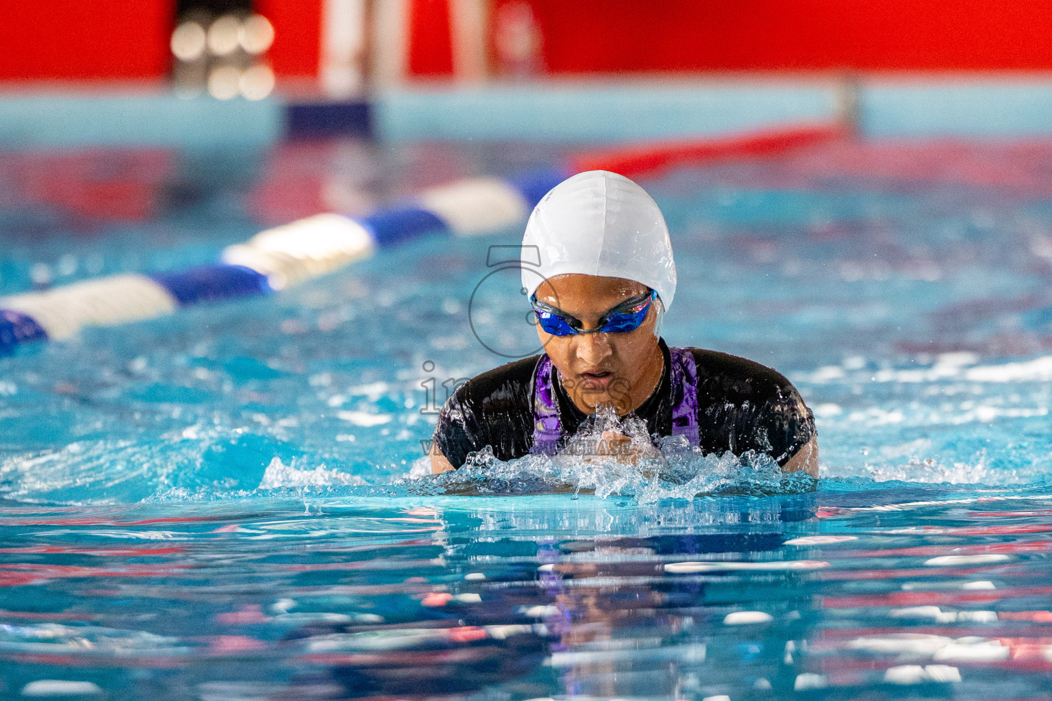 Day 4 of 20th Inter-school Swimming Competition 2024 held in Hulhumale', Maldives on Tuesday, 15th October 2024. Photos: Ismail Thoriq / images.mv