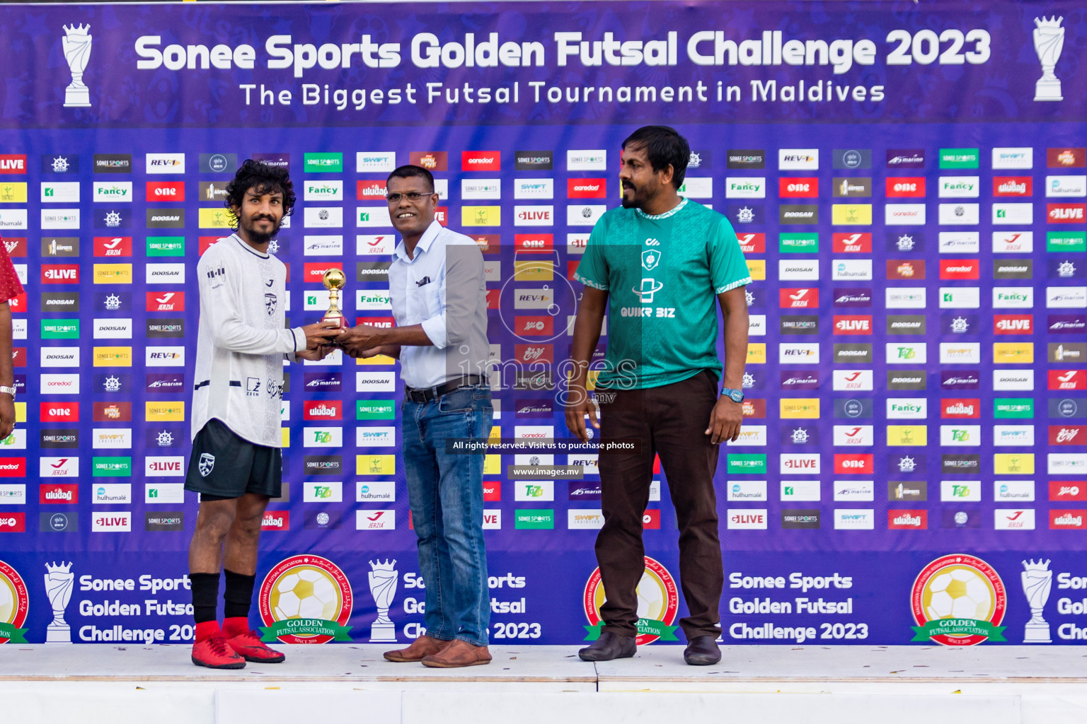 Matchday 21 of Golden Futsal Challenge 2023 on 25 February 2023 in Hulhumale, Male, Maldives