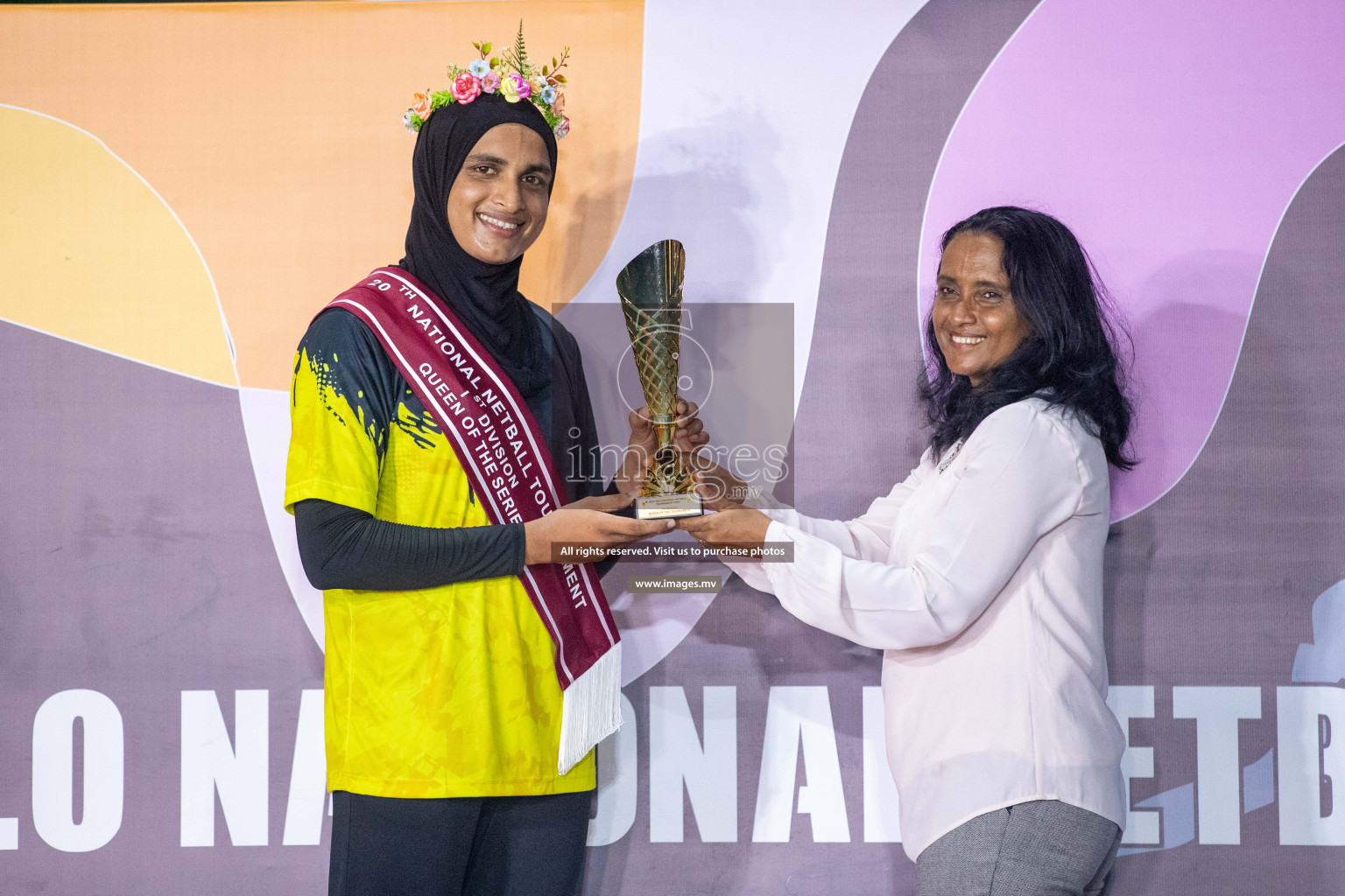 Final of 20th Milo National Netball Tournament 2023, held in Synthetic Netball Court, Male', Maldives on 11th June 2023 Photos: Nausham Waheed/ Images.mv