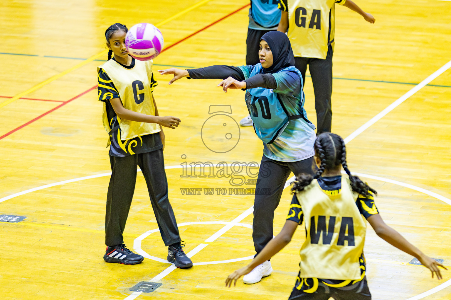 Day 3 of Inter-School Netball Tournament 2025 was held in Social Center Indoor Hall on Monday, 20th October 2025. Photos: Areef Adam / images.mv
