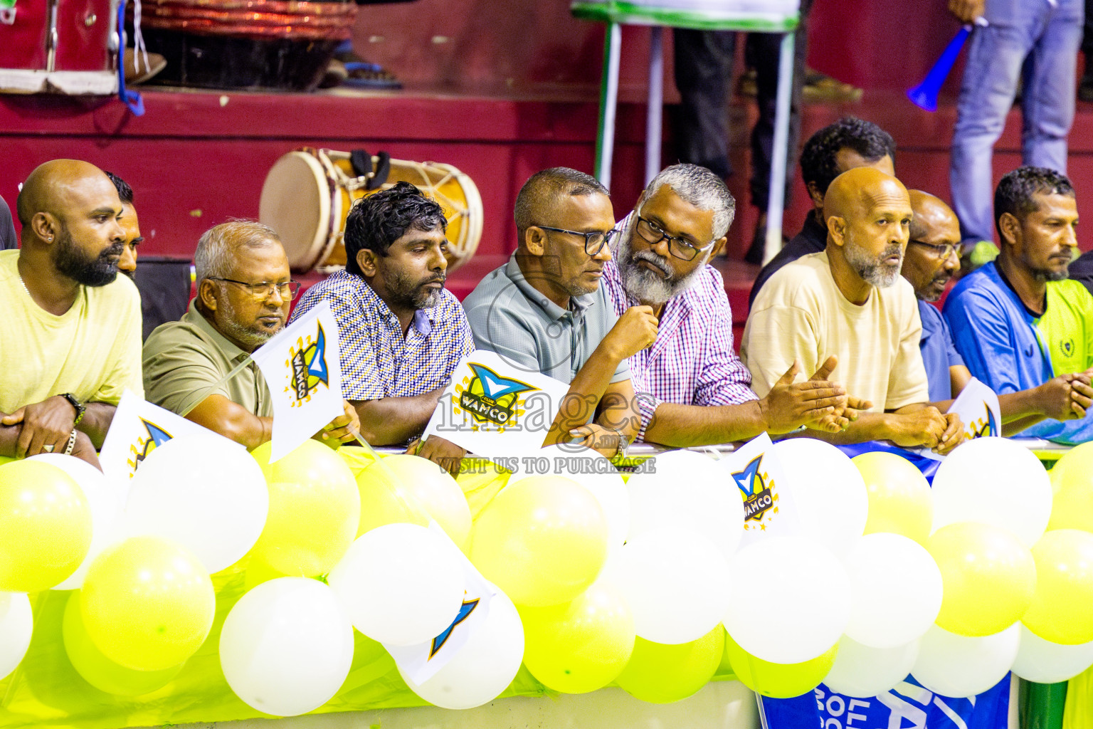 Police Club vs Club Wamco in the Final of Women's Division of National Volleyball League 2025 held in Male', Maldives on Sunday, 27th April 2025 at Social Center Indoor Hall Photos By: Nausham Waheed / images.mv