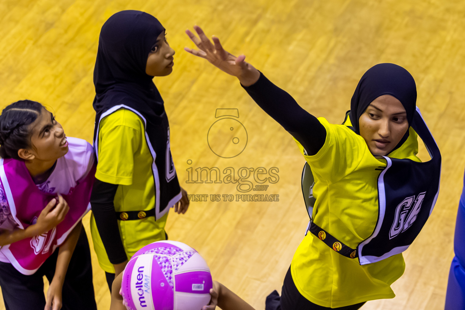KYRC vs N Sports A in Day 5 of 24th Milo Netball Association Championship held in Social Center at Male', Maldives on Friday, 5th September 2025. Photos: Nausham Waheed / images.mv