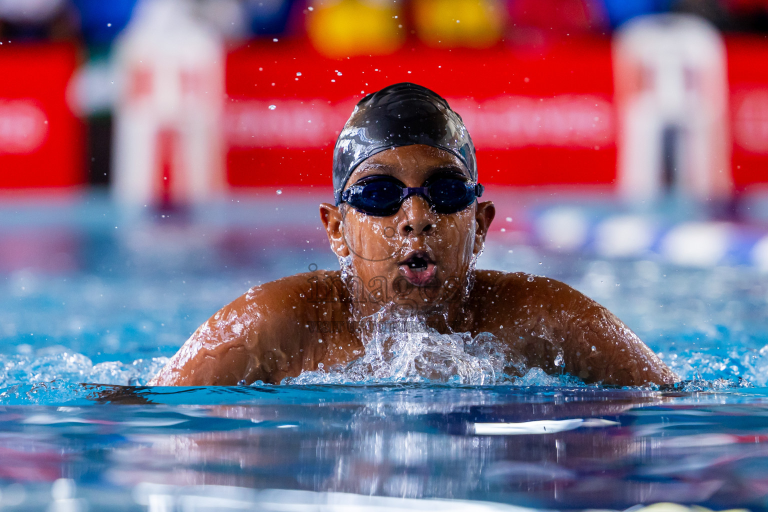 Day 2 of 20th Inter-school Swimming Competition 2024 held in Hulhumale', Maldives on Sunday, 13th October 2024. Photos: Nausham Waheed / images.mv