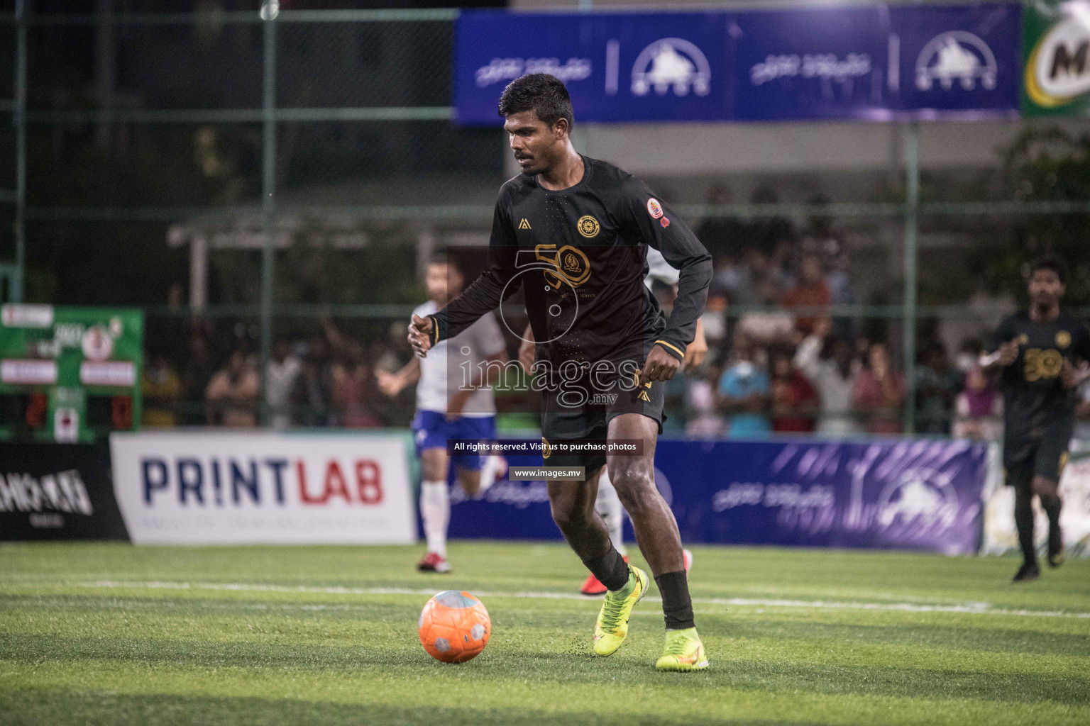 Prison Club vs MACL in the Quarter Finals of Club Maldives 2021 held at Hulhumale;, on 12th December 2021 Photos: Nausham / images.mv