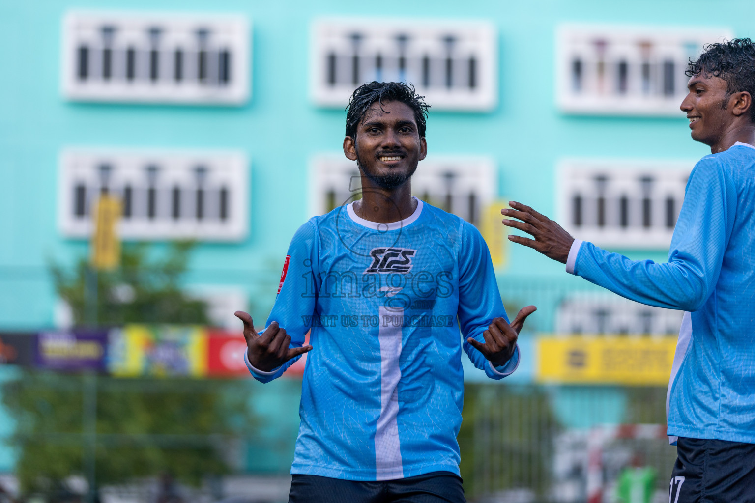 F Nilandhoo vs F Feeali in Day 20 of Golden Futsal Challenge 2024 was held on Saturday , 3rd February 2024 in Hulhumale', Maldives Photos: Nausham Waheed / images.mv